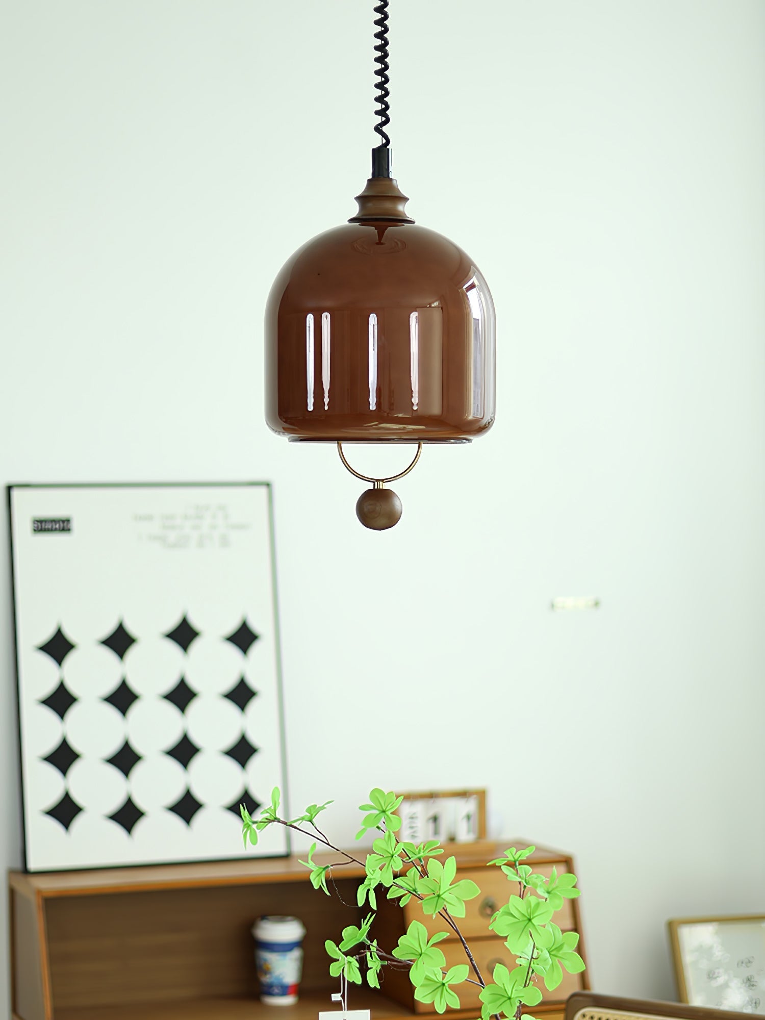 Yael MInimalist Wood Pendant Light - Letslighting