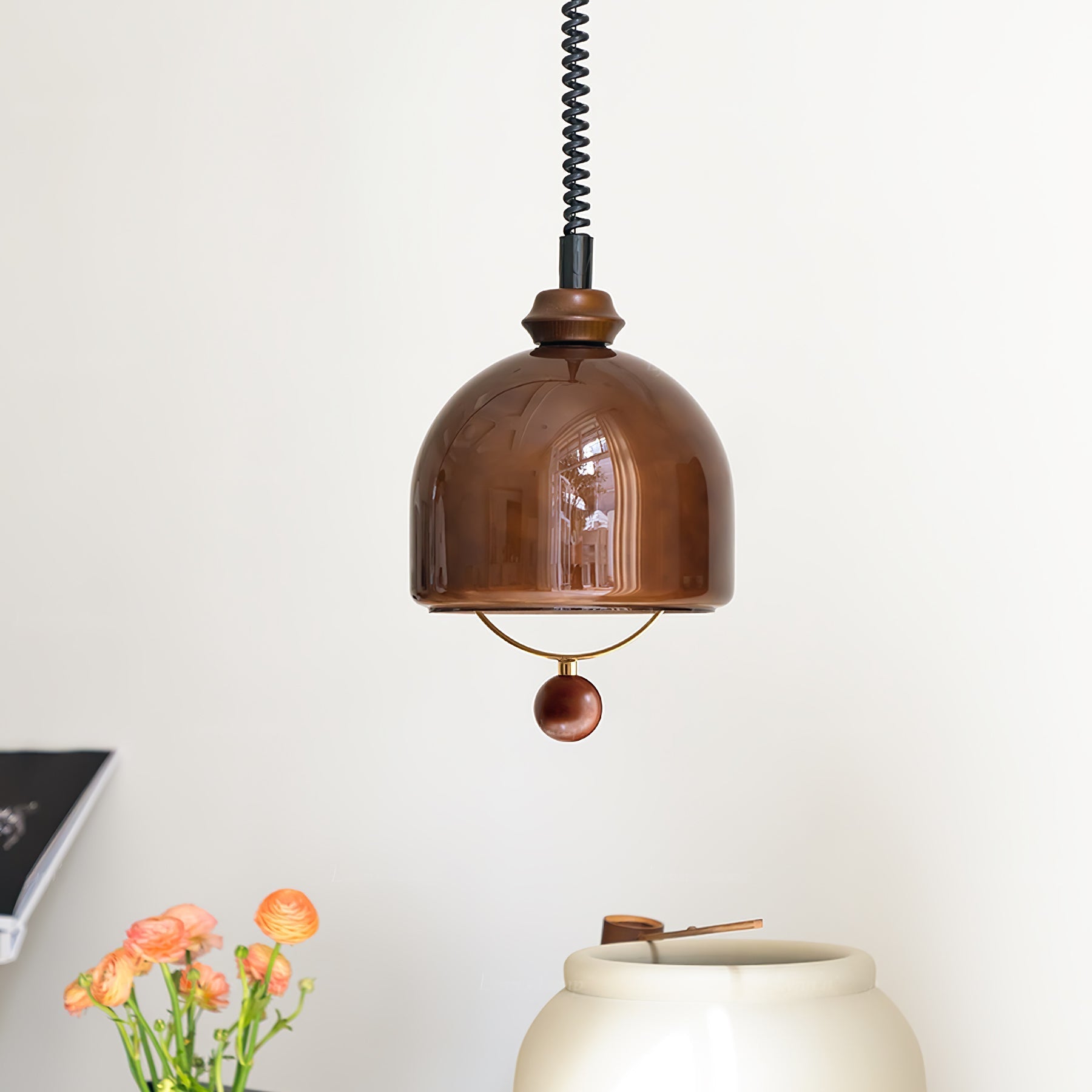 Yael MInimalist Wood Pendant Light - Letslighting