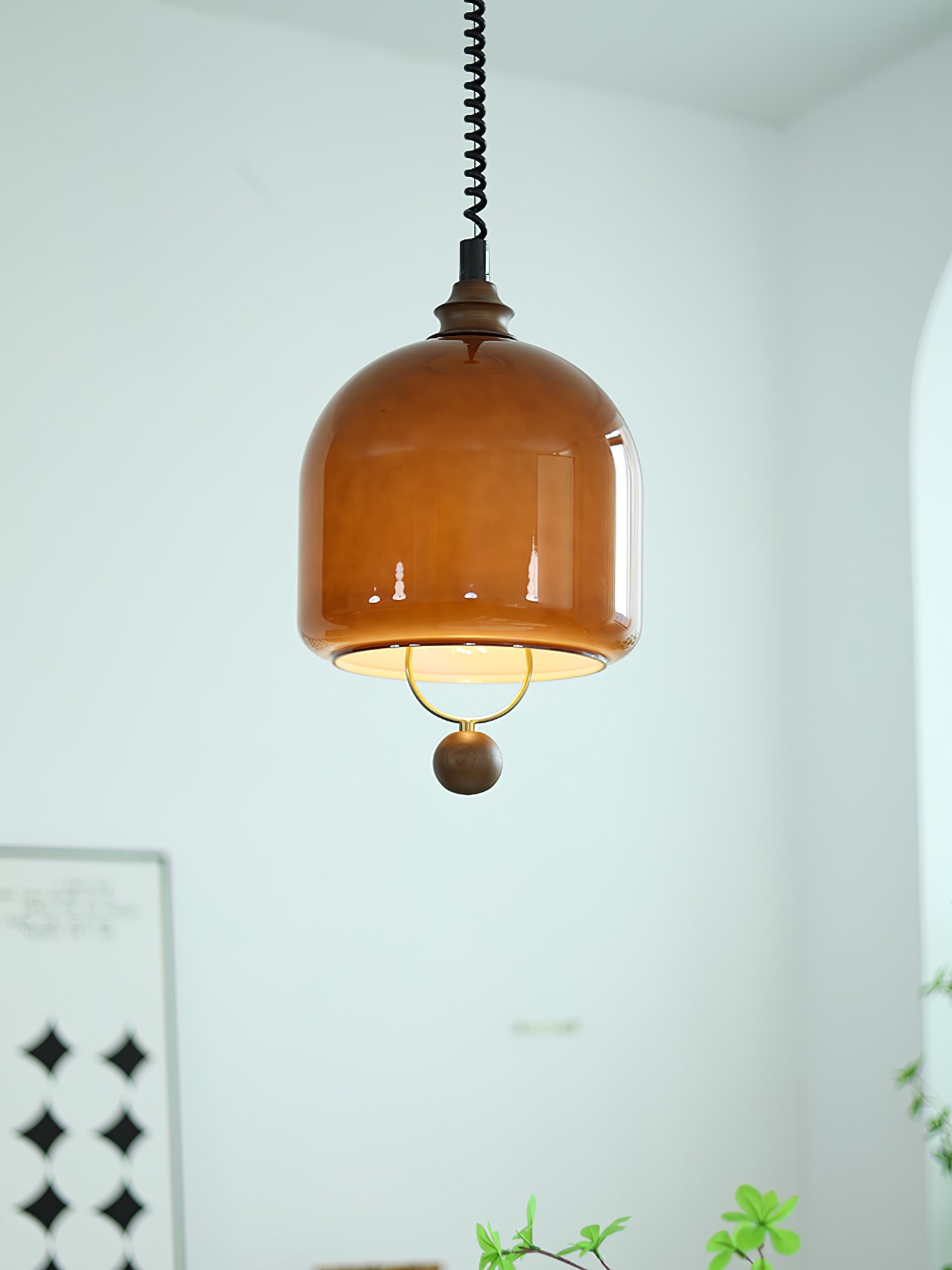 Yael MInimalist Wood Pendant Light - Letslighting