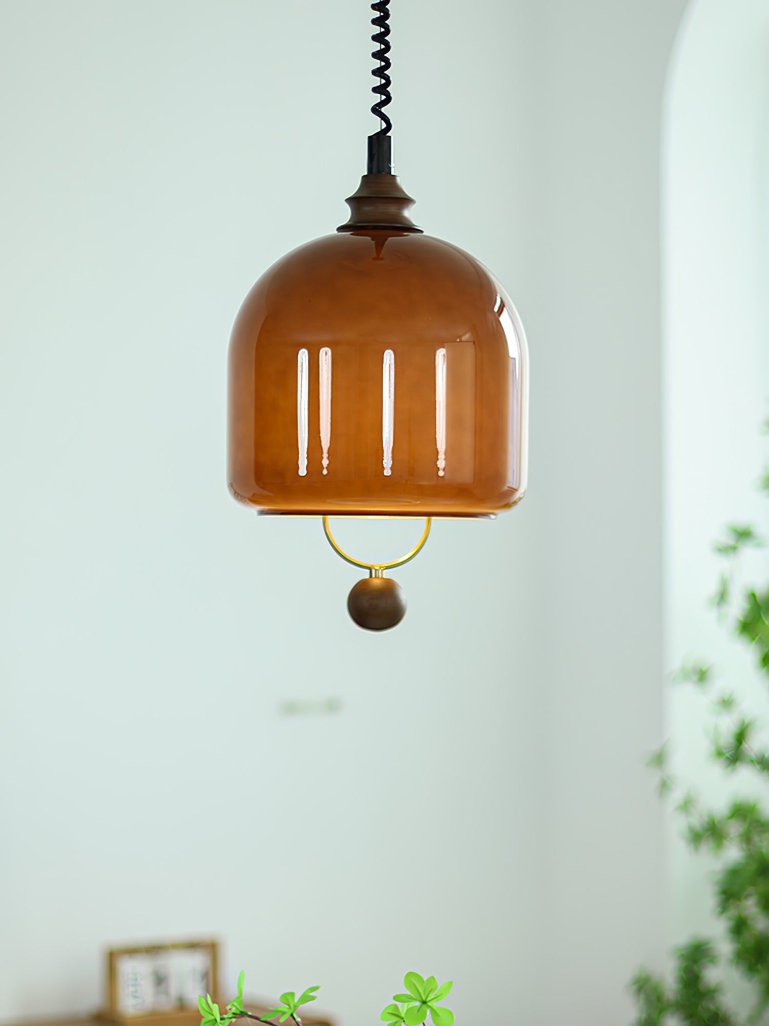 Yael MInimalist Wood Pendant Light - Letslighting