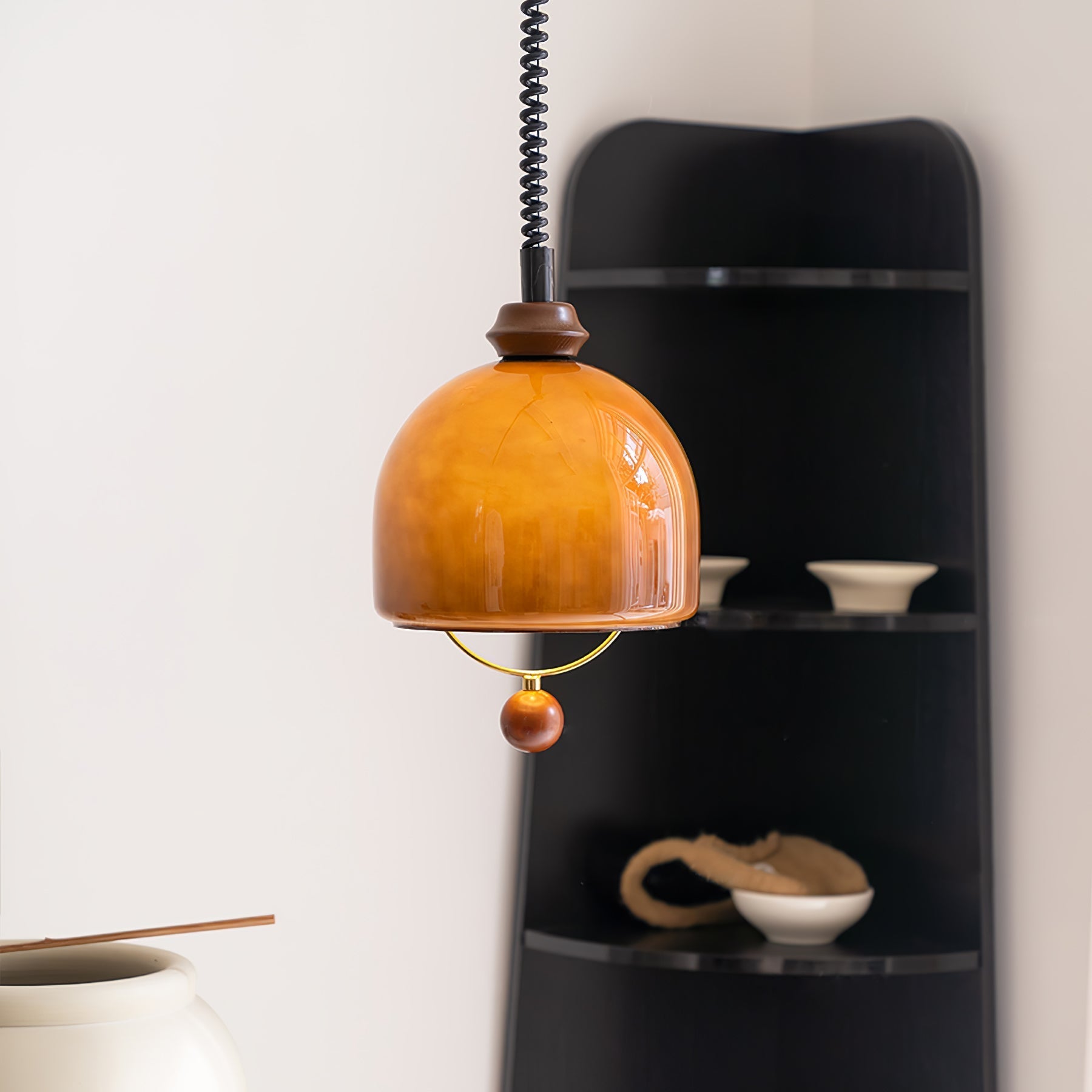 Yael MInimalist Wood Pendant Light - Letslighting