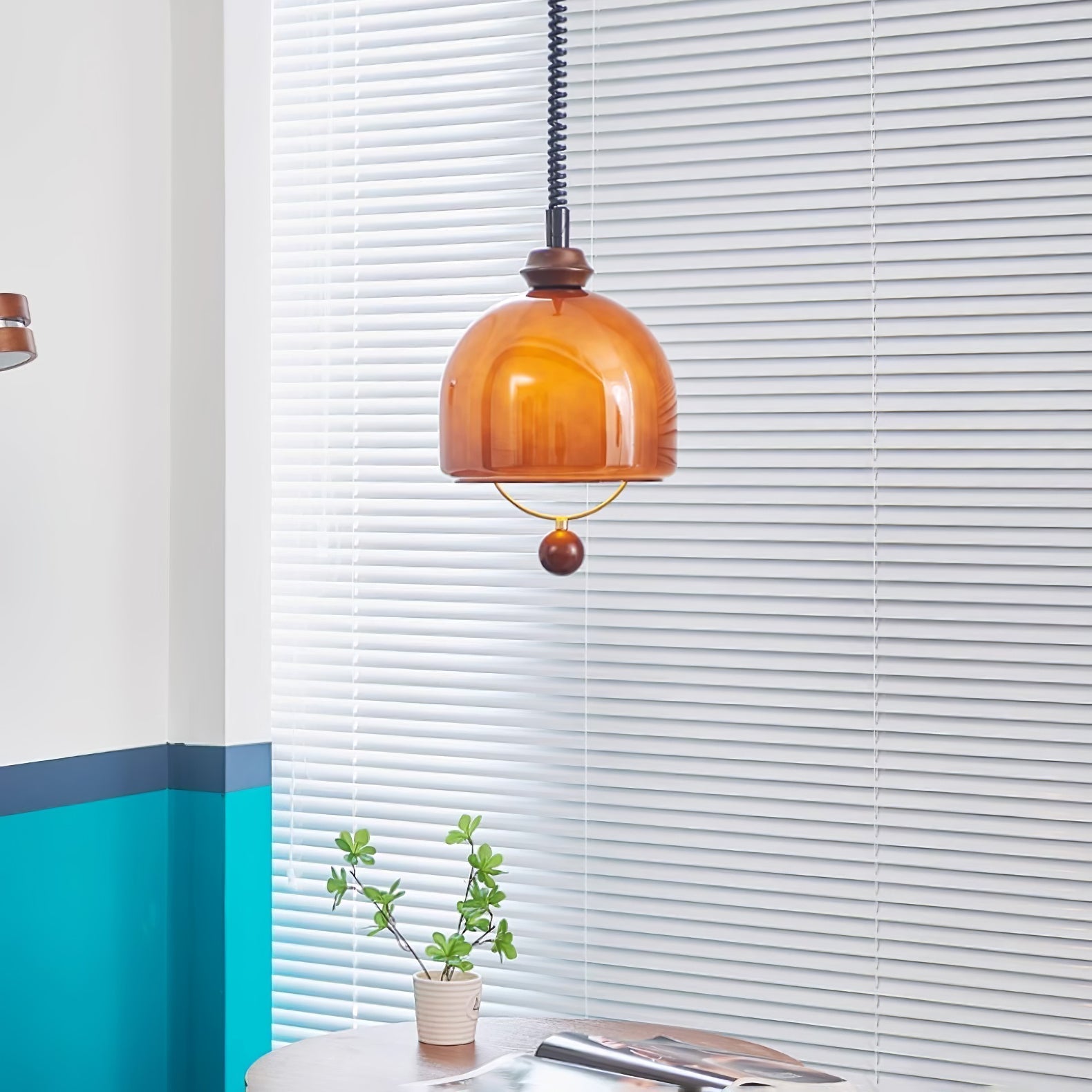 Yael MInimalist Wood Pendant Light - Letslighting