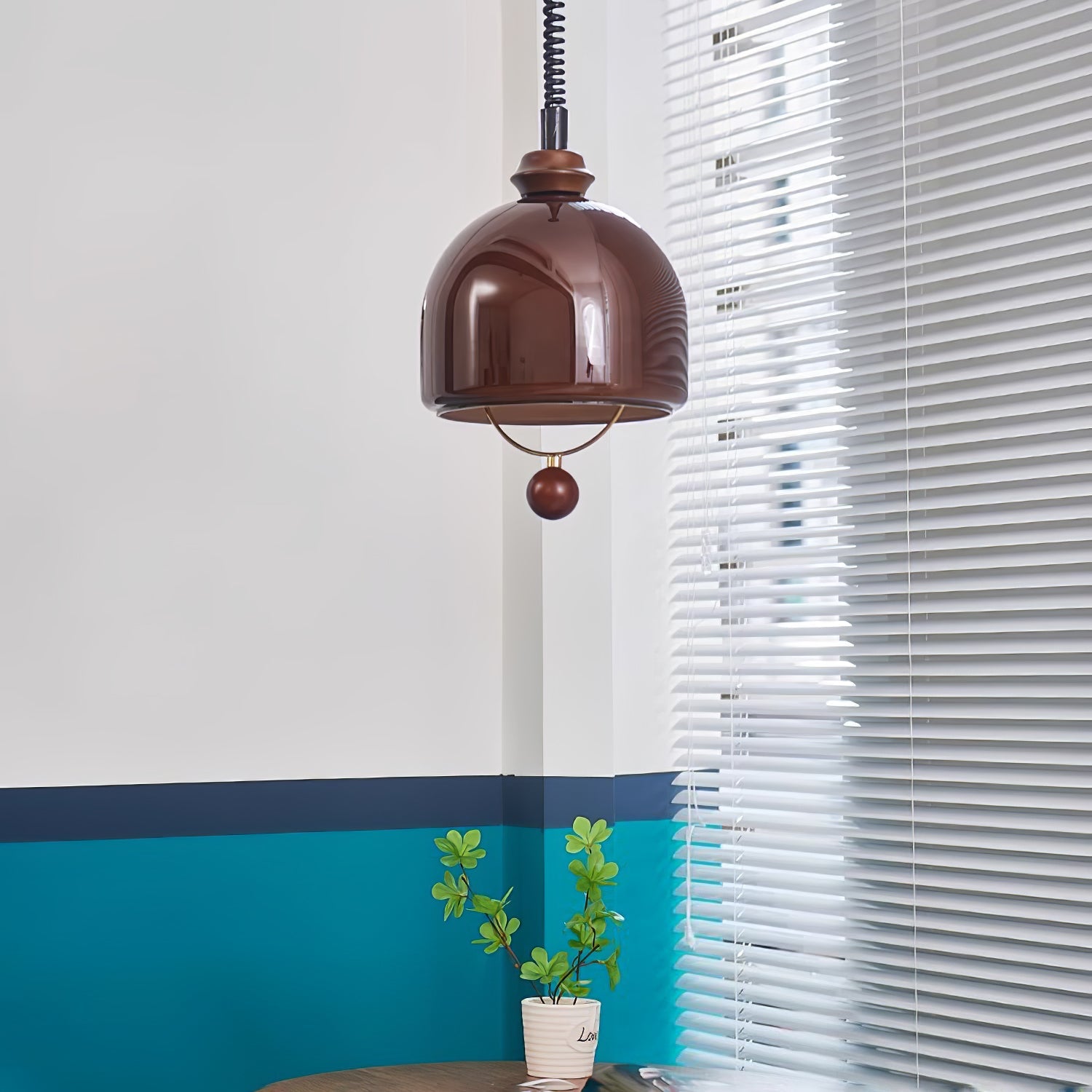 Yael MInimalist Wood Pendant Light - Letslighting