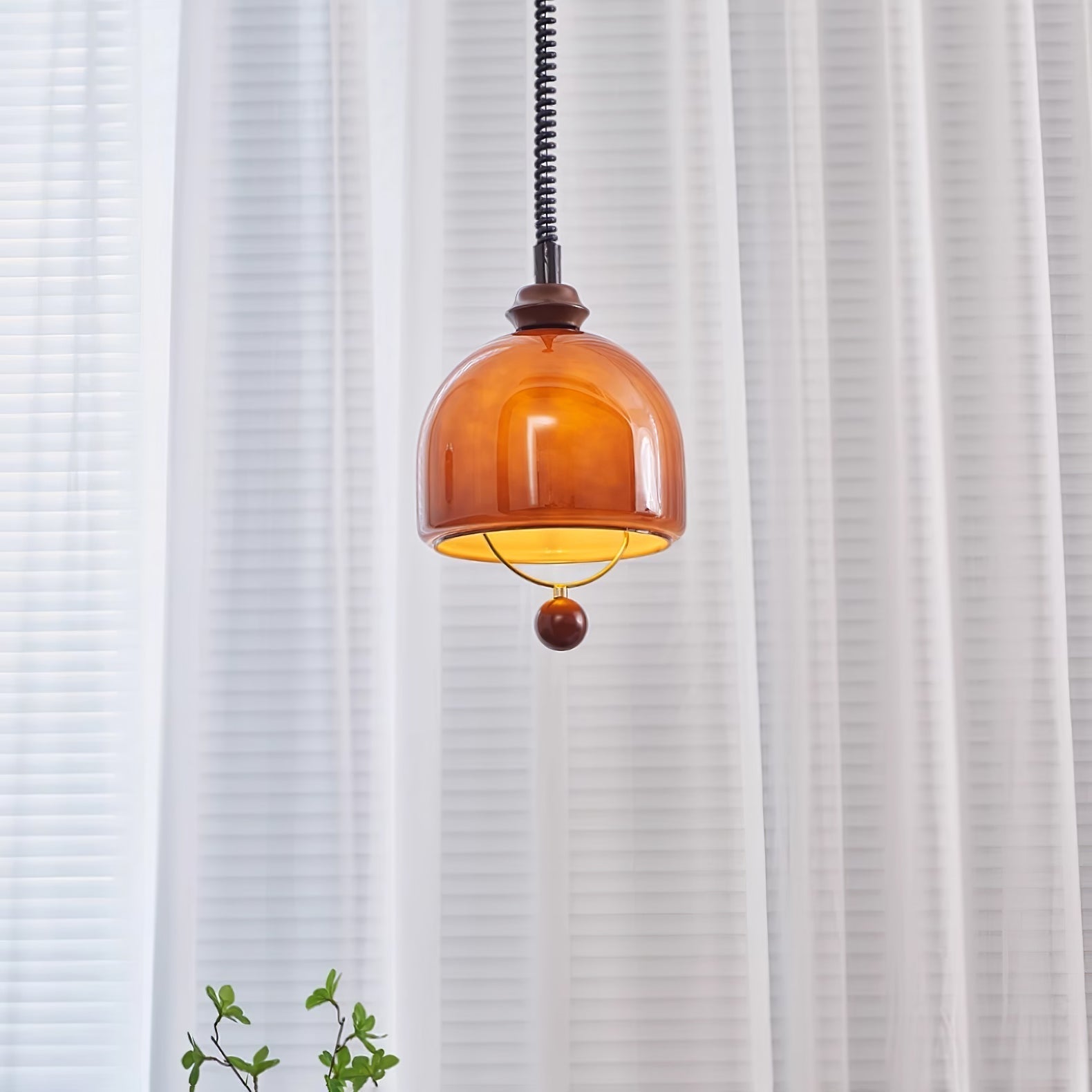 Yael MInimalist Wood Pendant Light - Letslighting