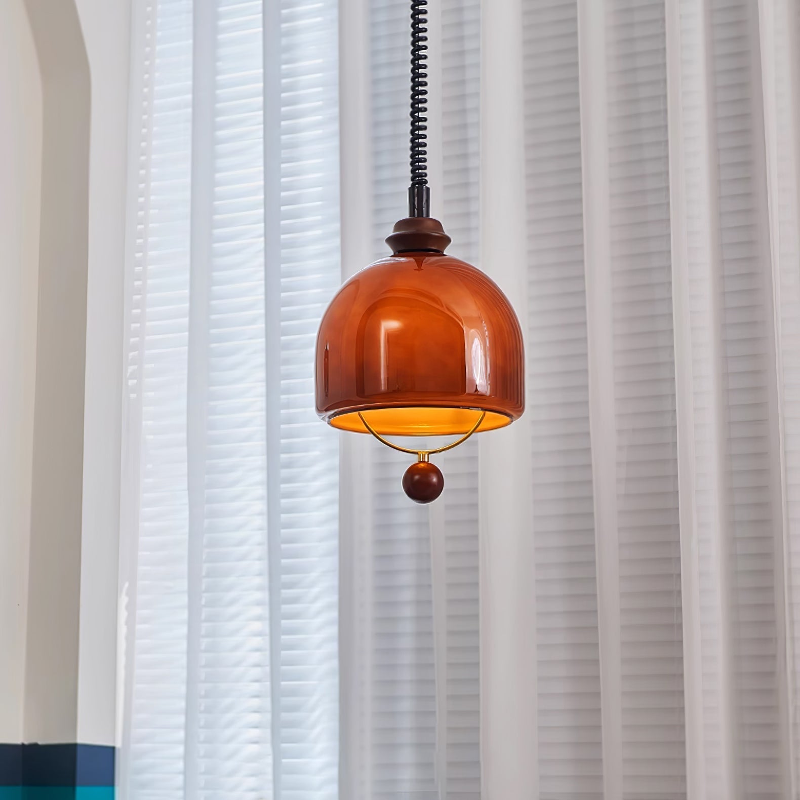 Yael MInimalist Wood Pendant Light - Letslighting