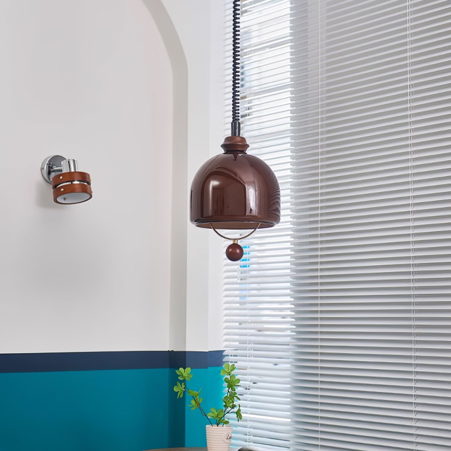 Yael MInimalist Wood Pendant Light - Letslighting
