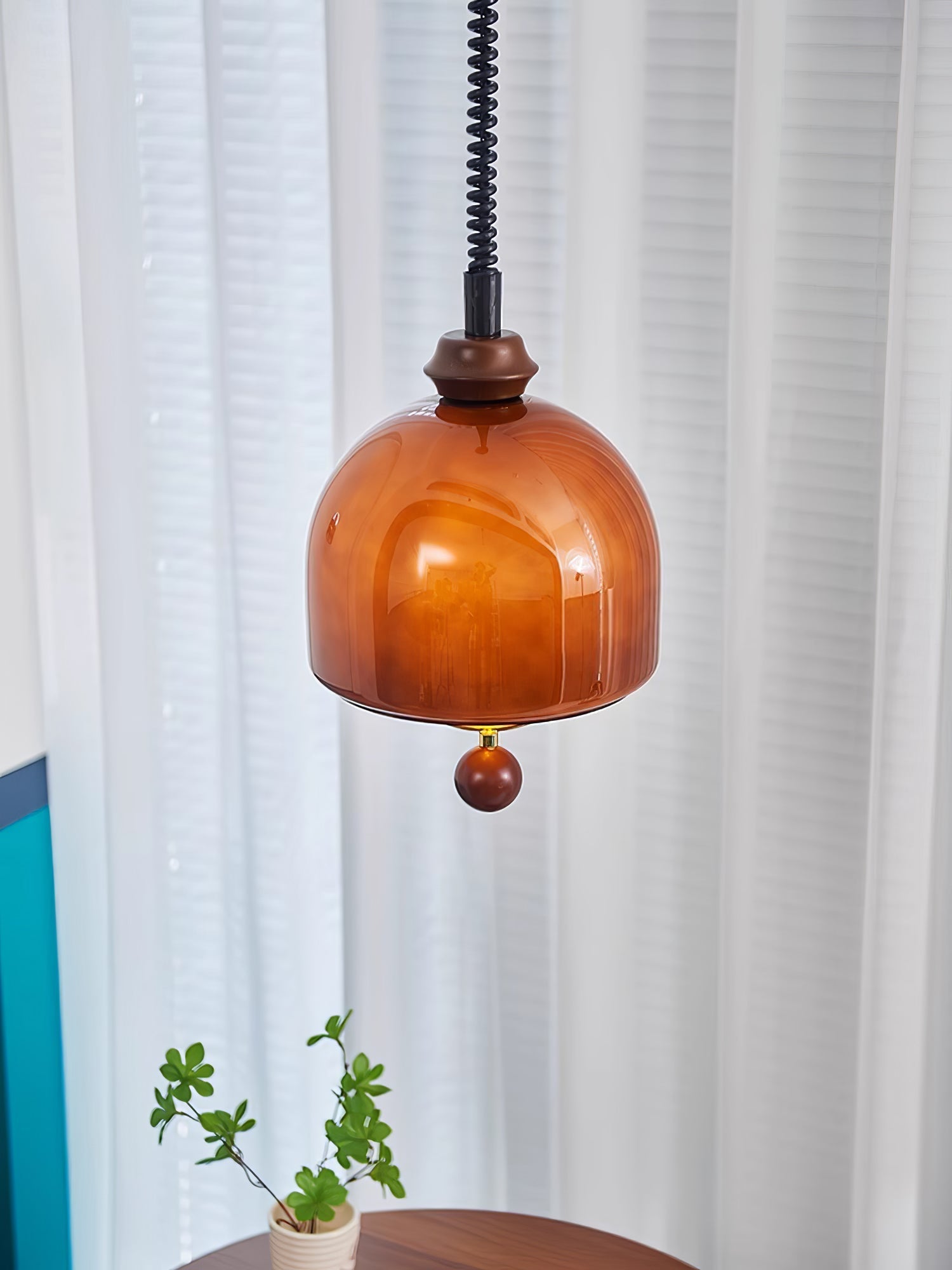 Yael MInimalist Wood Pendant Light - Letslighting