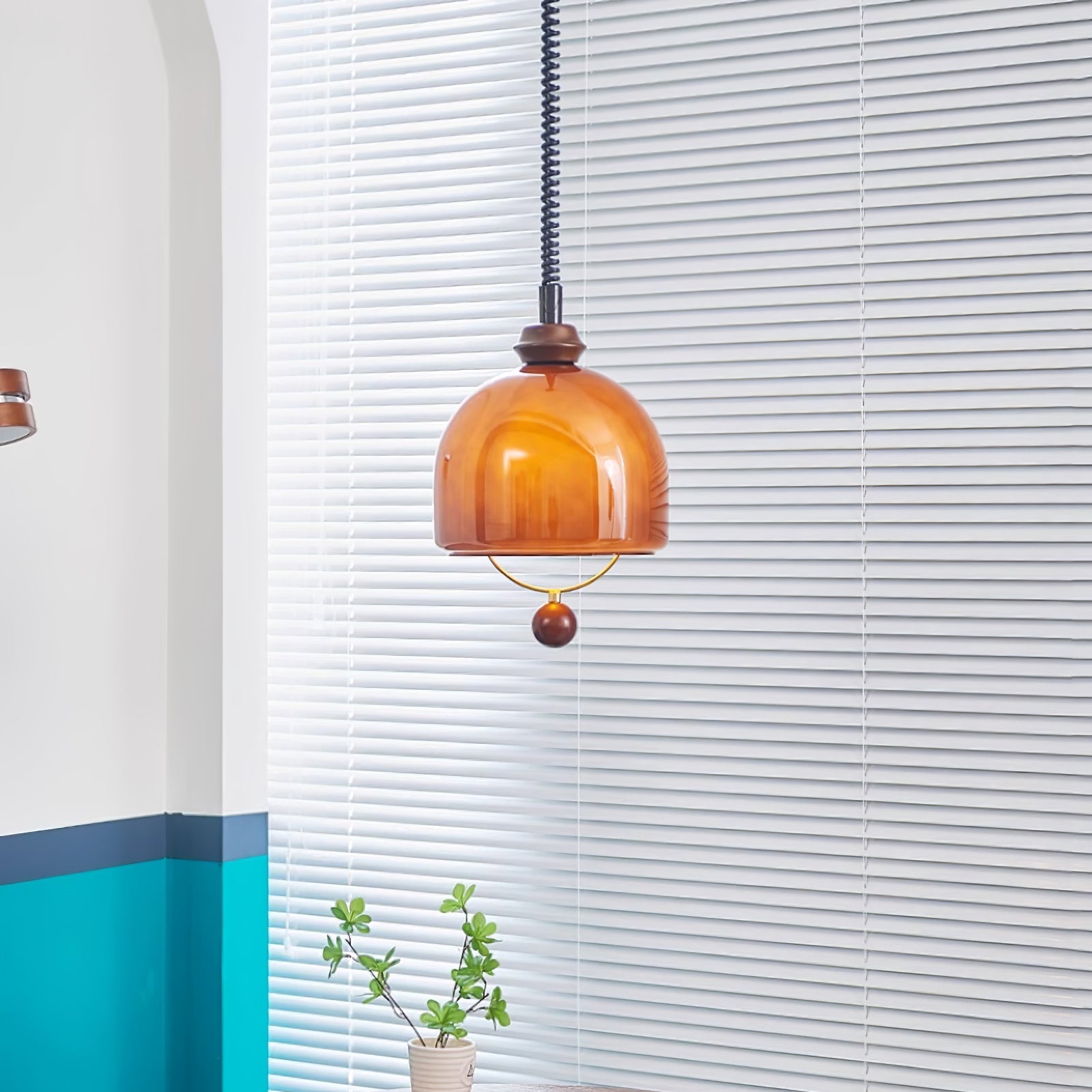 Yael MInimalist Wood Pendant Light - Letslighting