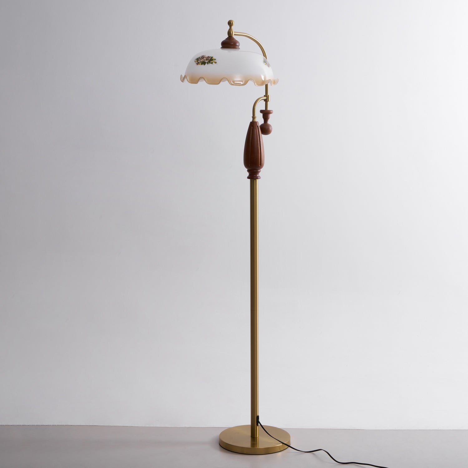 Volorel Vintage Glass Floor Lamp - Letslighting