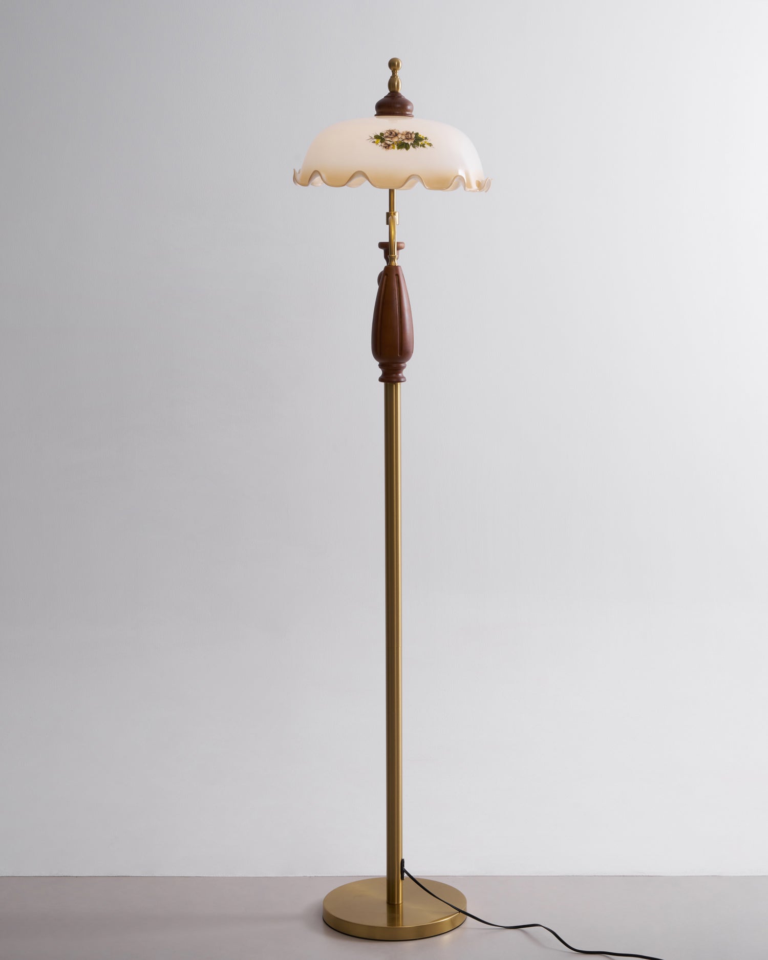 Volorel Vintage Glass Floor Lamp - Letslighting