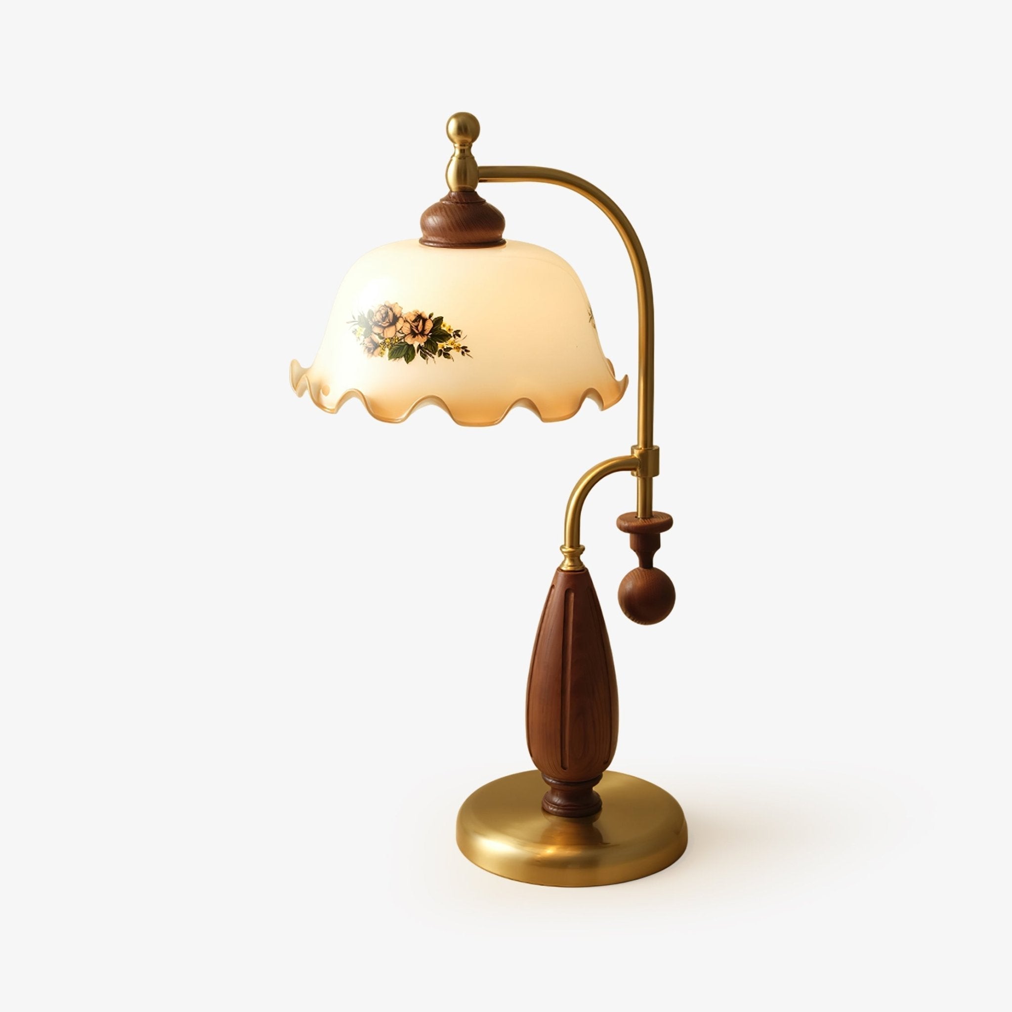 Caspian Wood Vintage Table Lamp - Letslighting