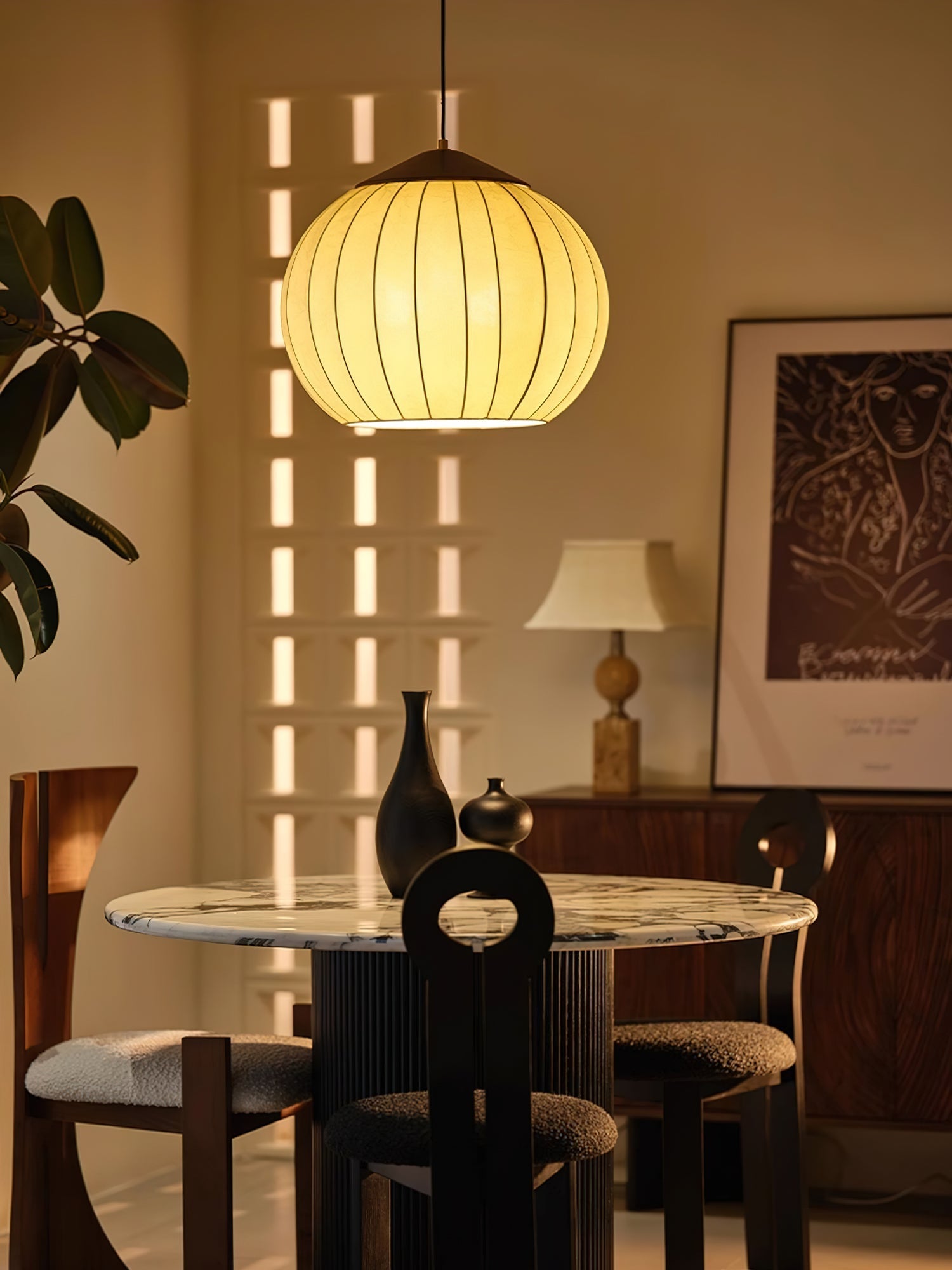 Lustra Pendant Lamp Lantern Minimalist - Letslighting
