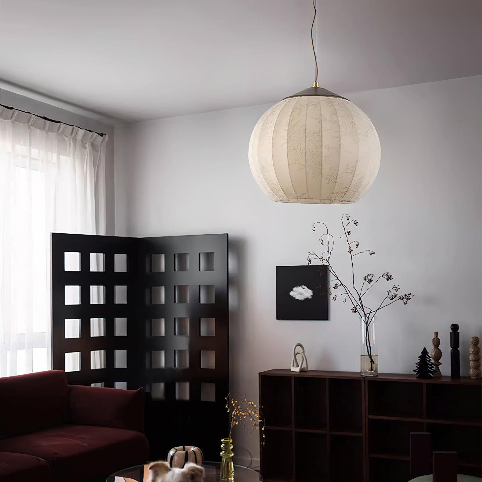 Lustra Pendant Lamp Lantern Minimalist - Letslighting