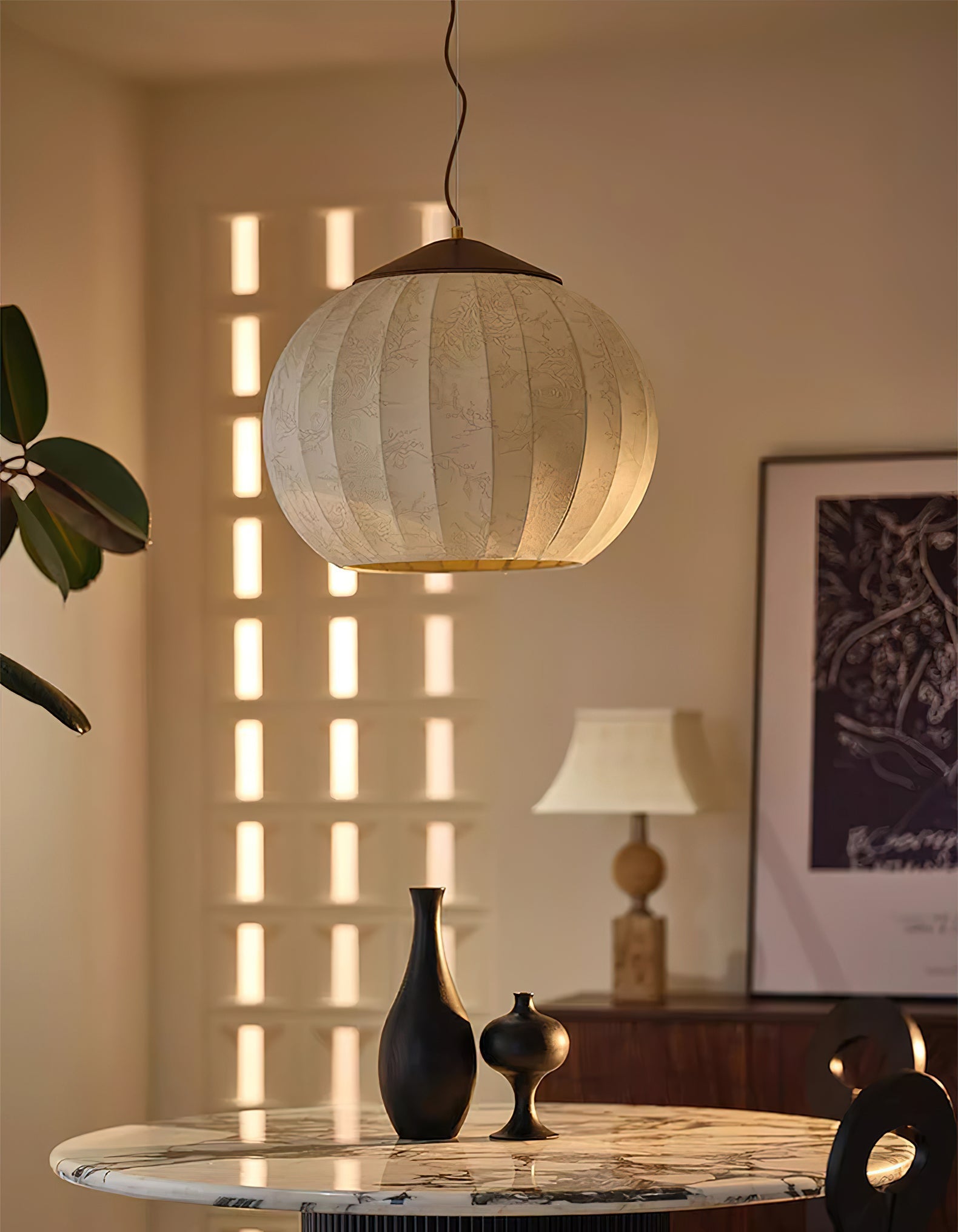 Lustra Pendant Lamp Lantern Minimalist - Letslighting