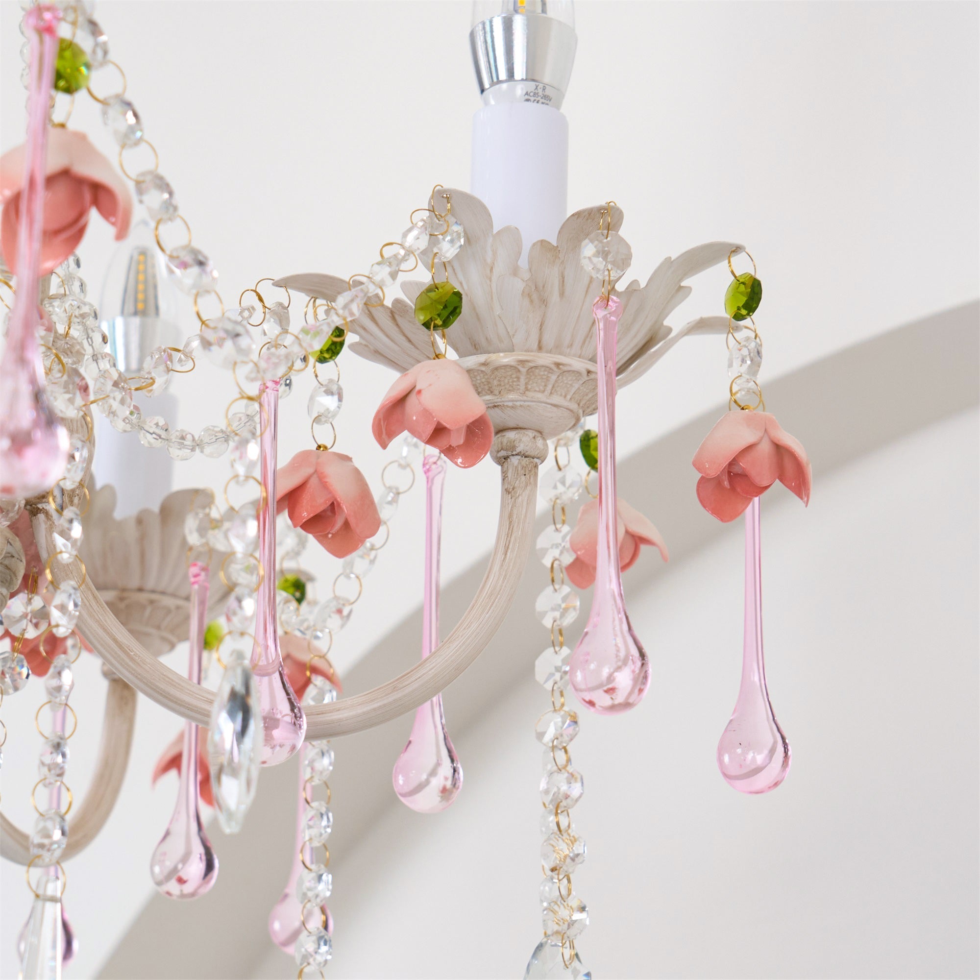 Cusoren Postmodern Luxury Rose Ceramic Chandelier - Letslighting