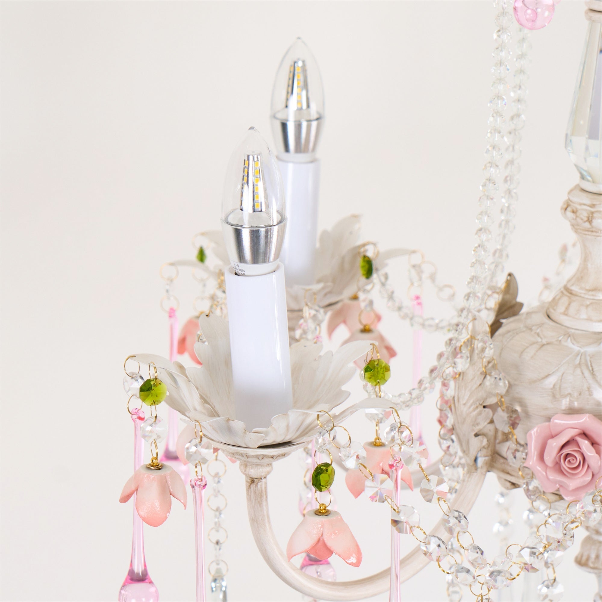 Cusoren Postmodern Luxury Rose Ceramic Chandelier - Letslighting