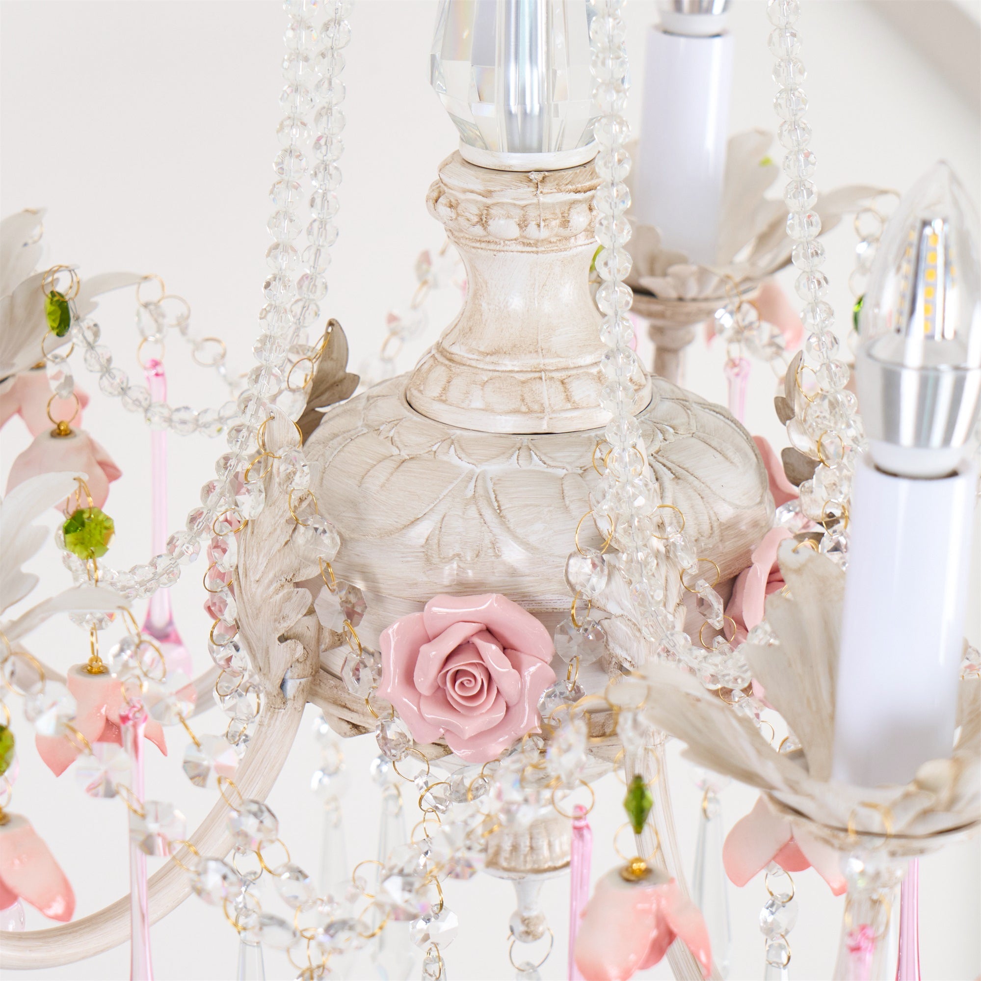 Cusoren Postmodern Luxury Rose Ceramic Chandelier - Letslighting
