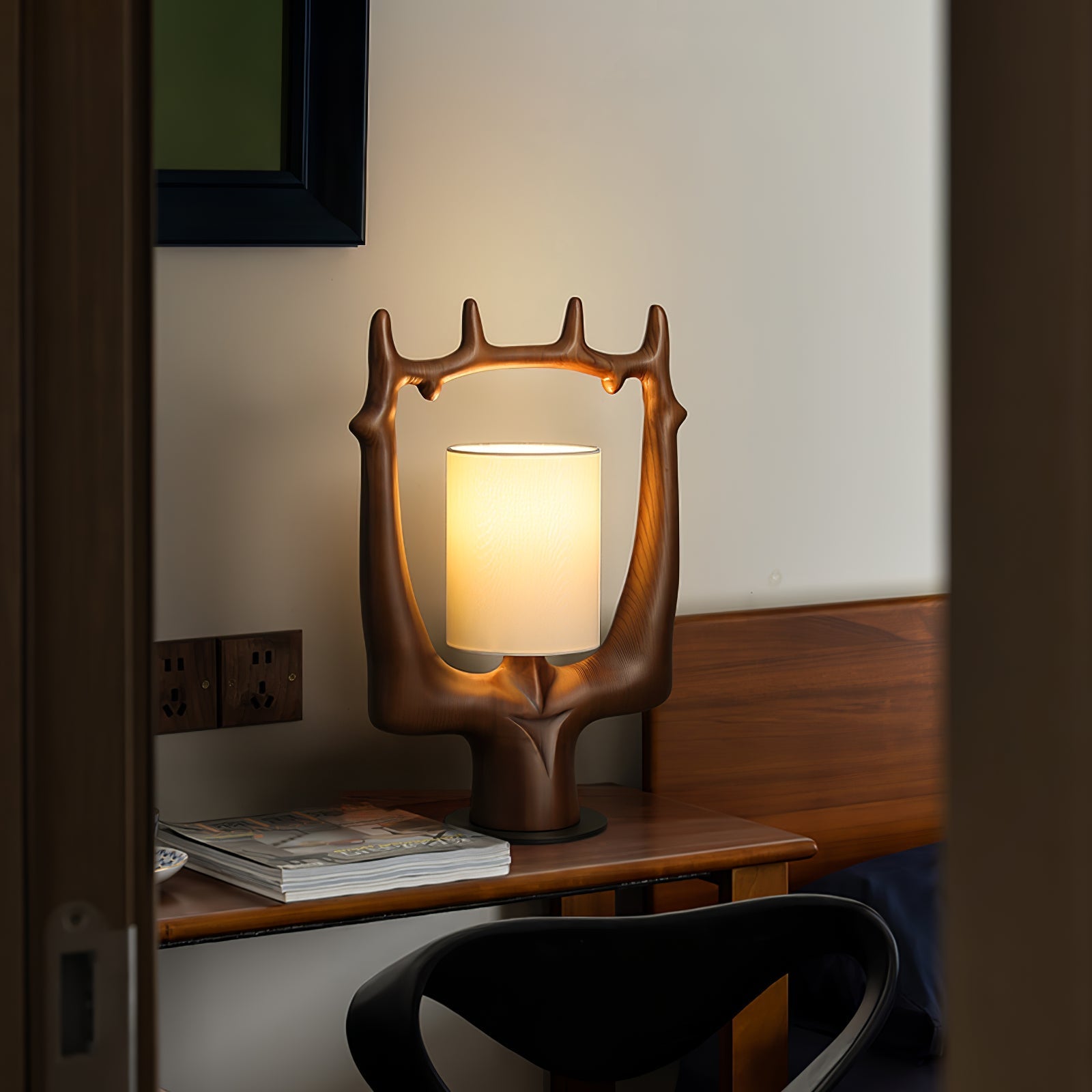 Roise Nature Wood Table Lamp - Letslighting