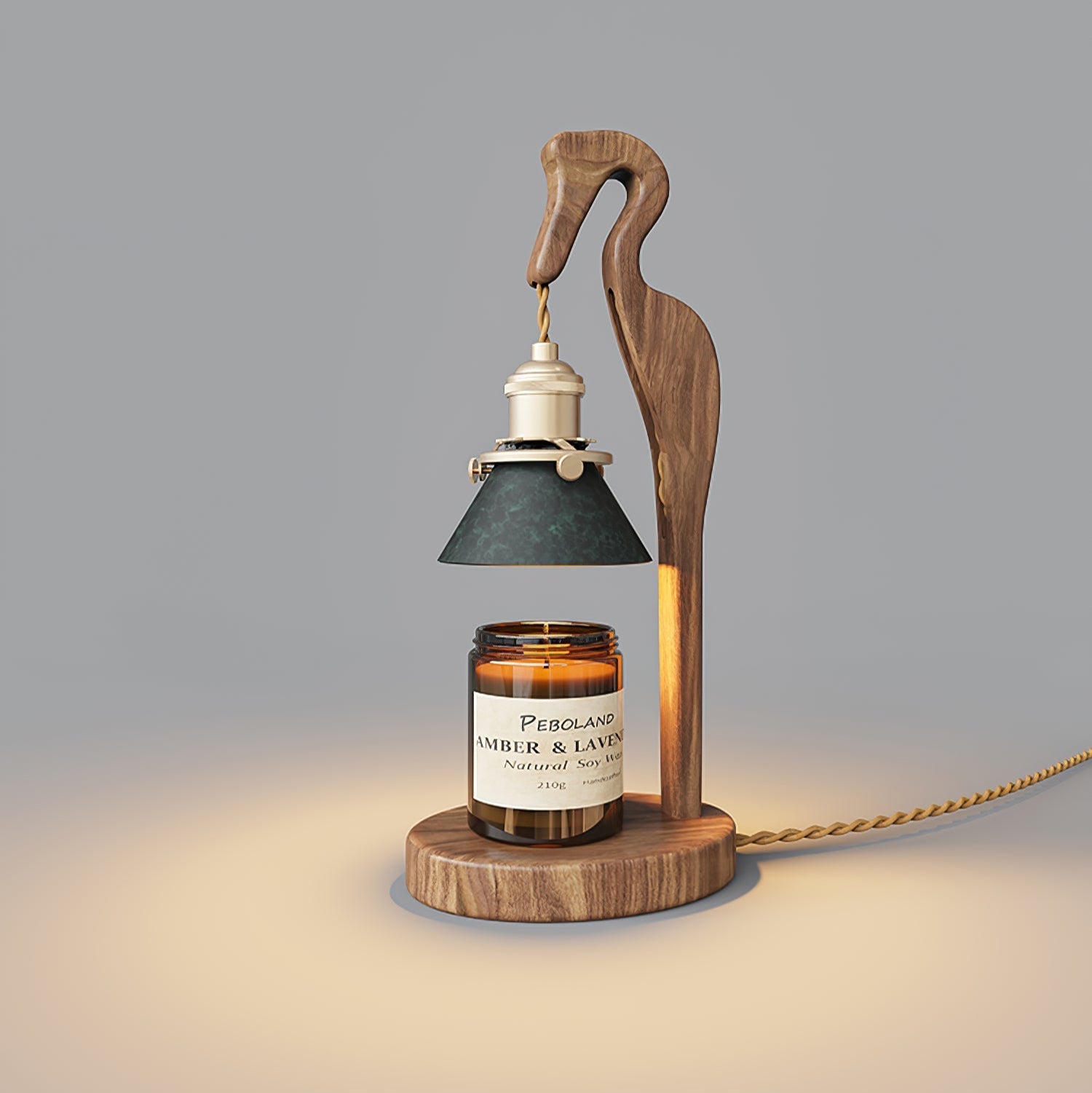 Trivana Wood Artistic Table Lamp - Letslighting