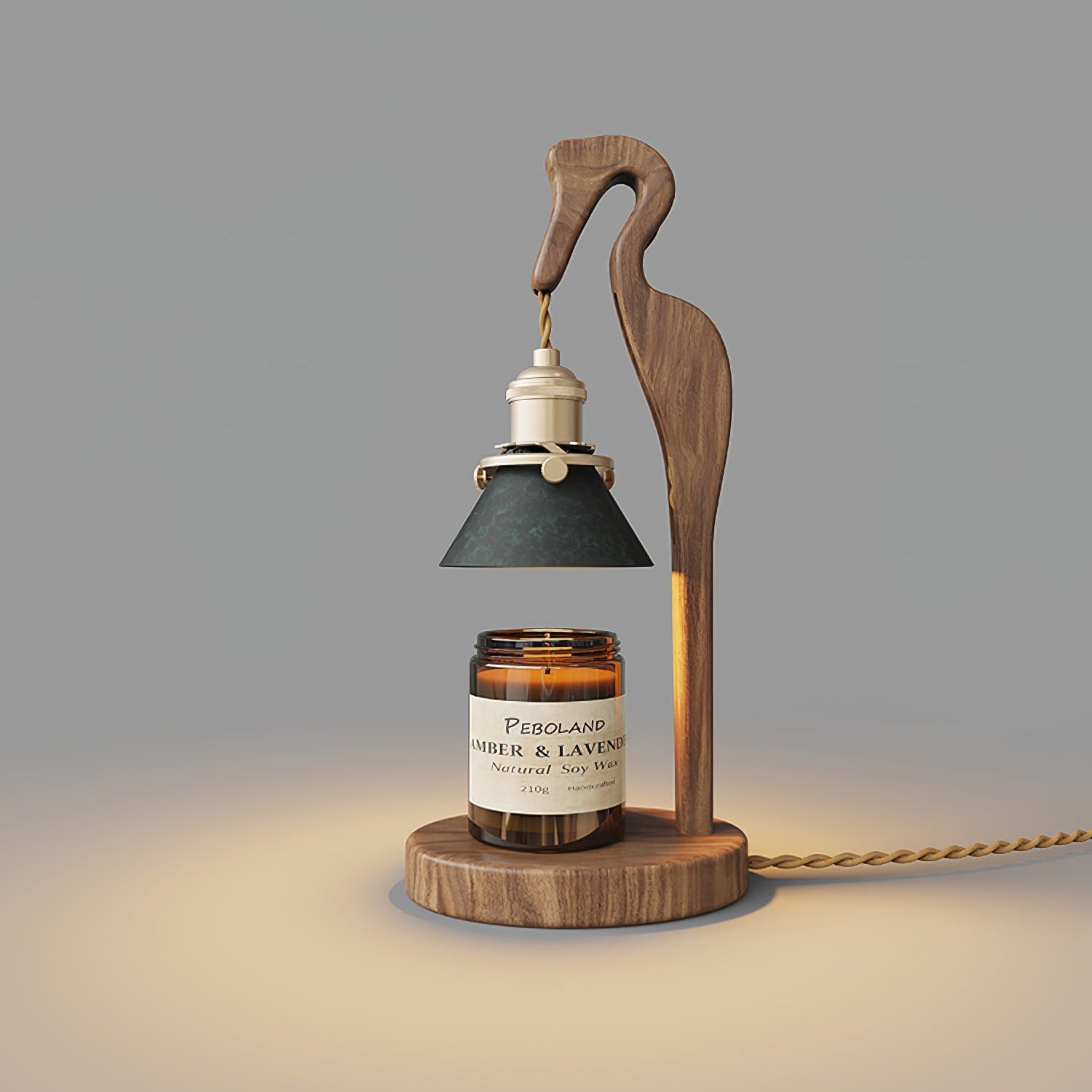 Trivana Wood Artistic Table Lamp - Letslighting