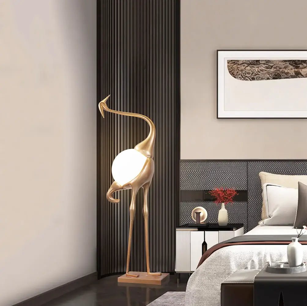 Uraearae Crane Shaped Wall Sconce - Letslighting