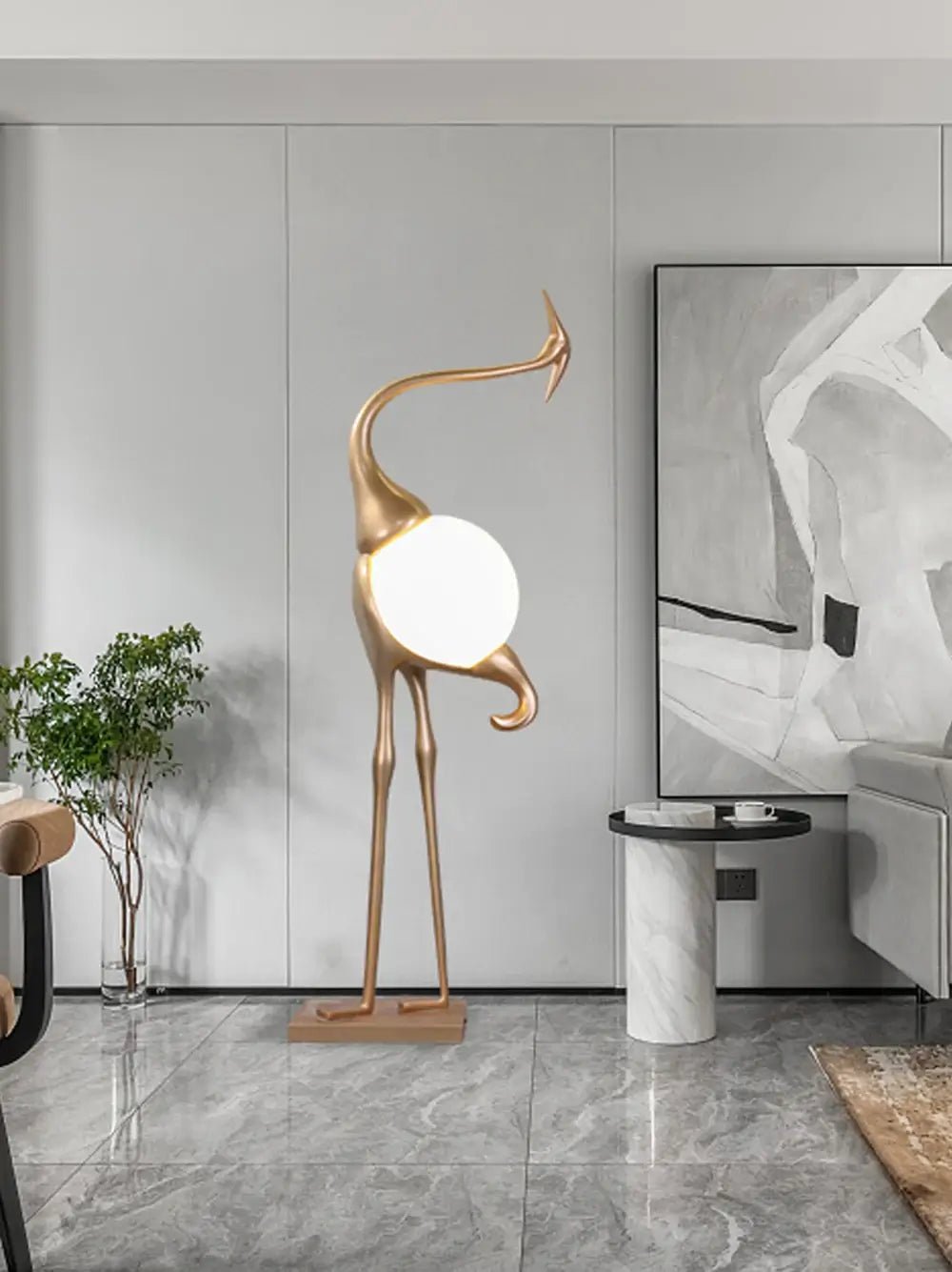 Uraearae Crane Shaped Wall Sconce - Letslighting