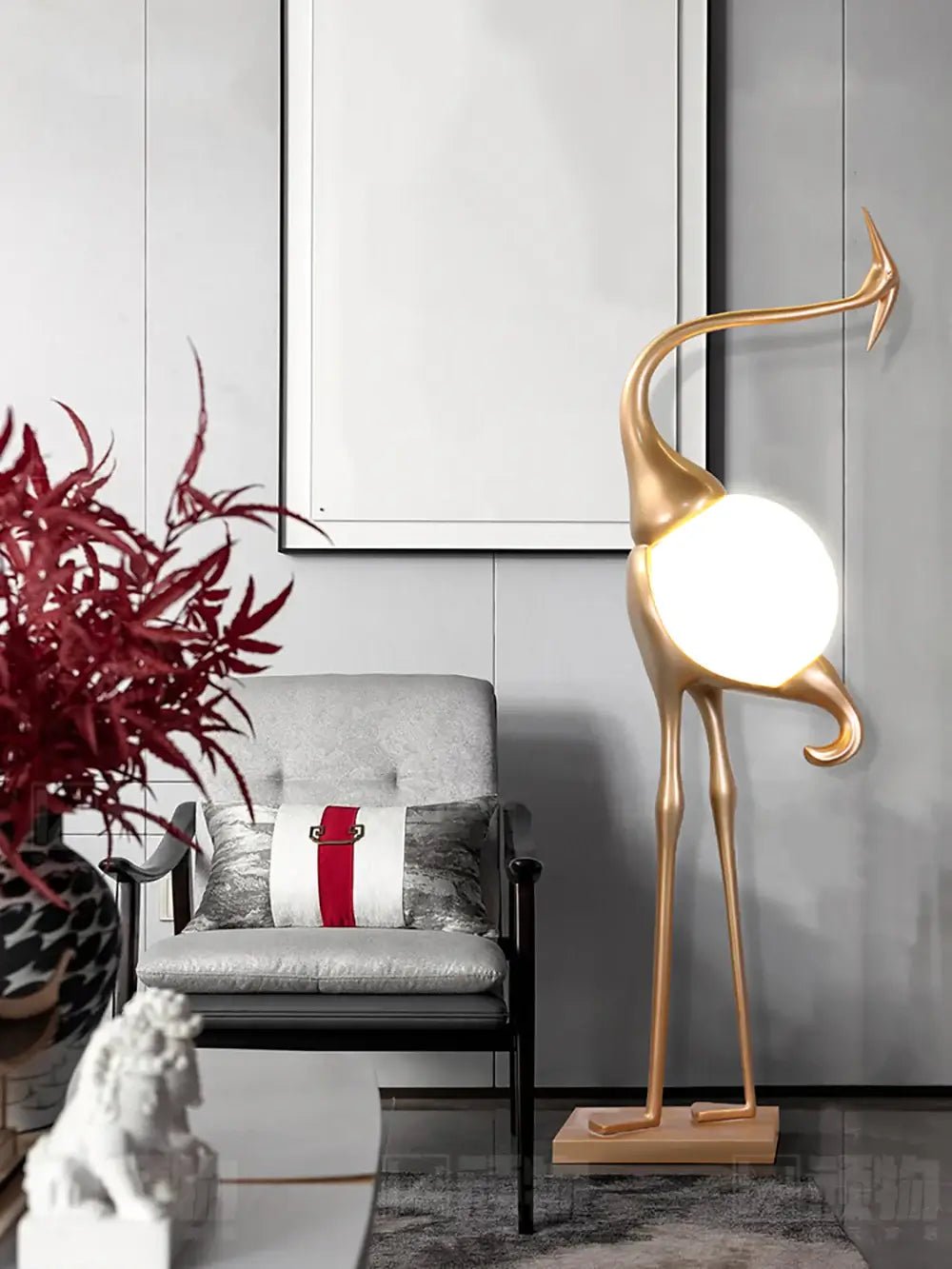 Uraearae Crane Shaped Wall Sconce - Letslighting