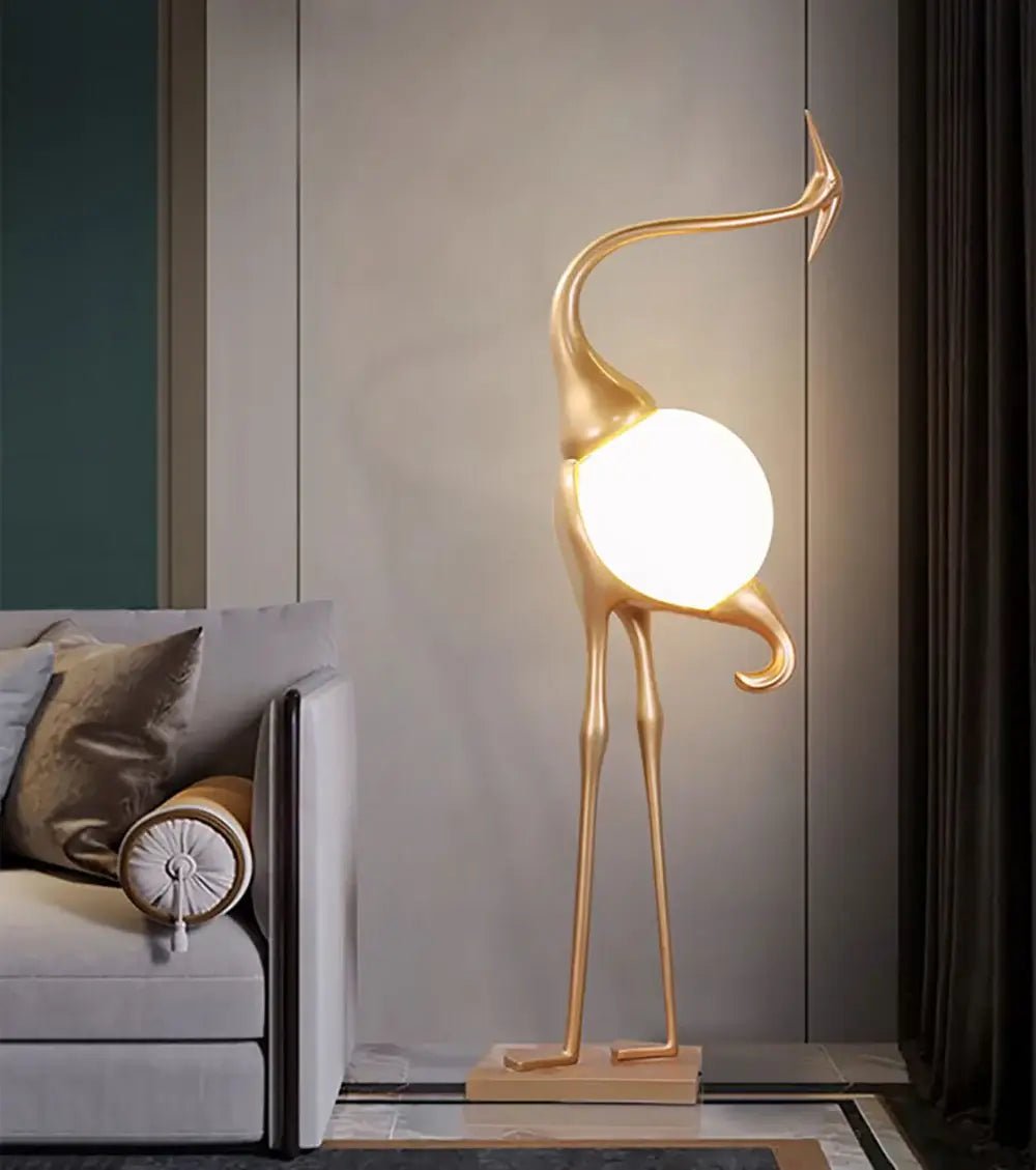Uraearae Crane Shaped Wall Sconce - Letslighting