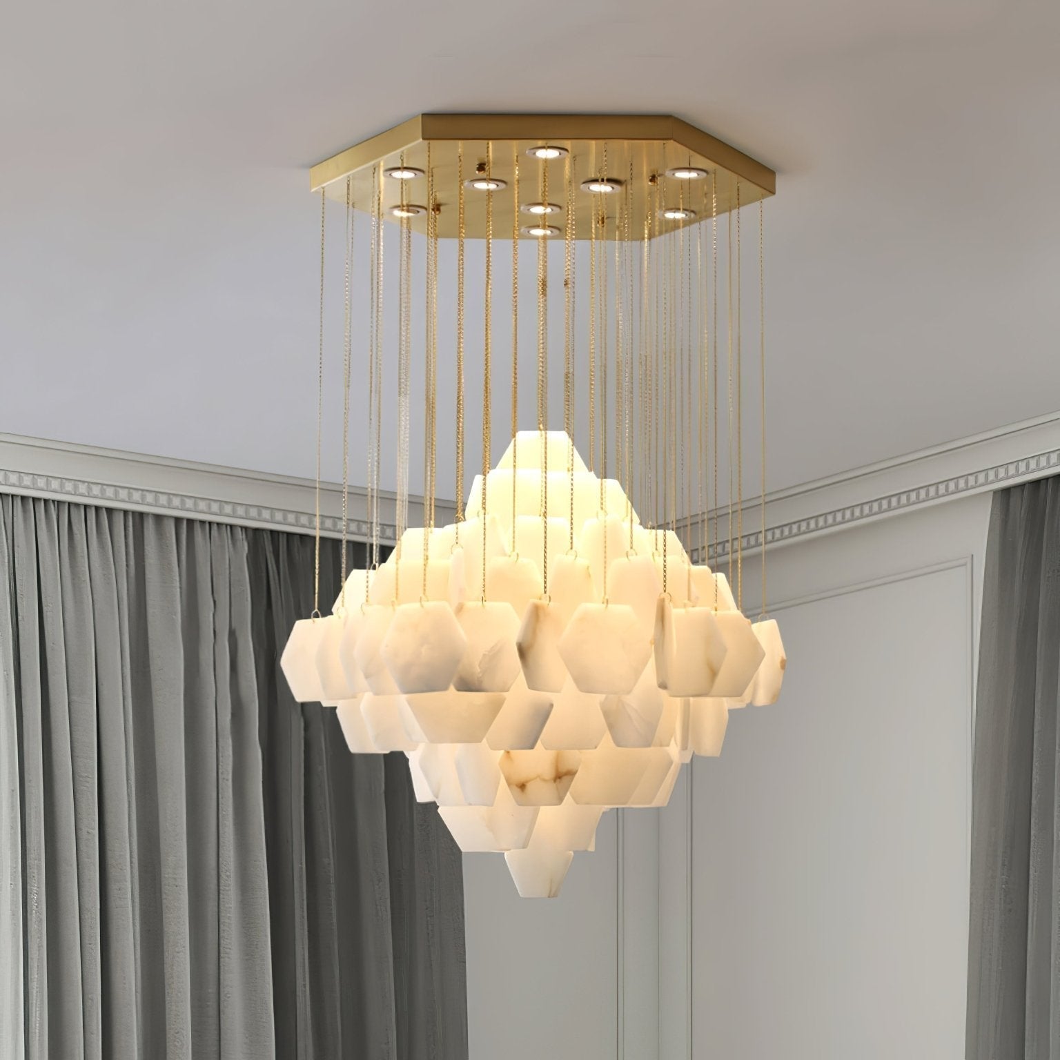 Aurelia Luxury Alabaster Chandelier