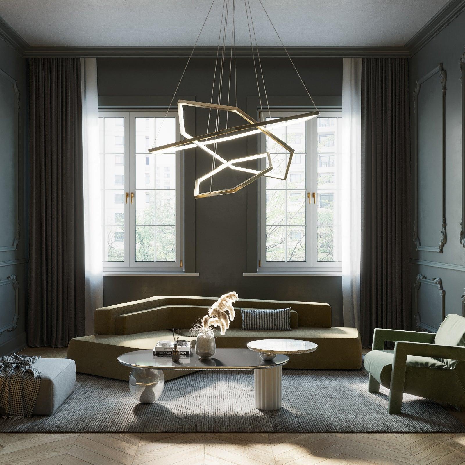 Ilira Modern Minimalist Acrylic Chandelier - Letslighting