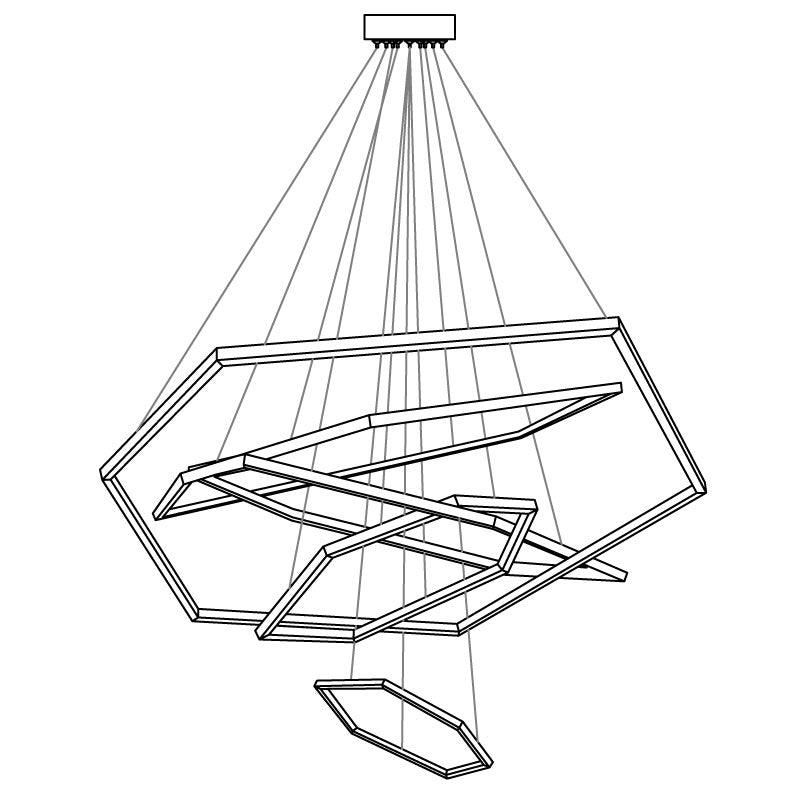 Ilira Modern Minimalist Acrylic Chandelier - Letslighting