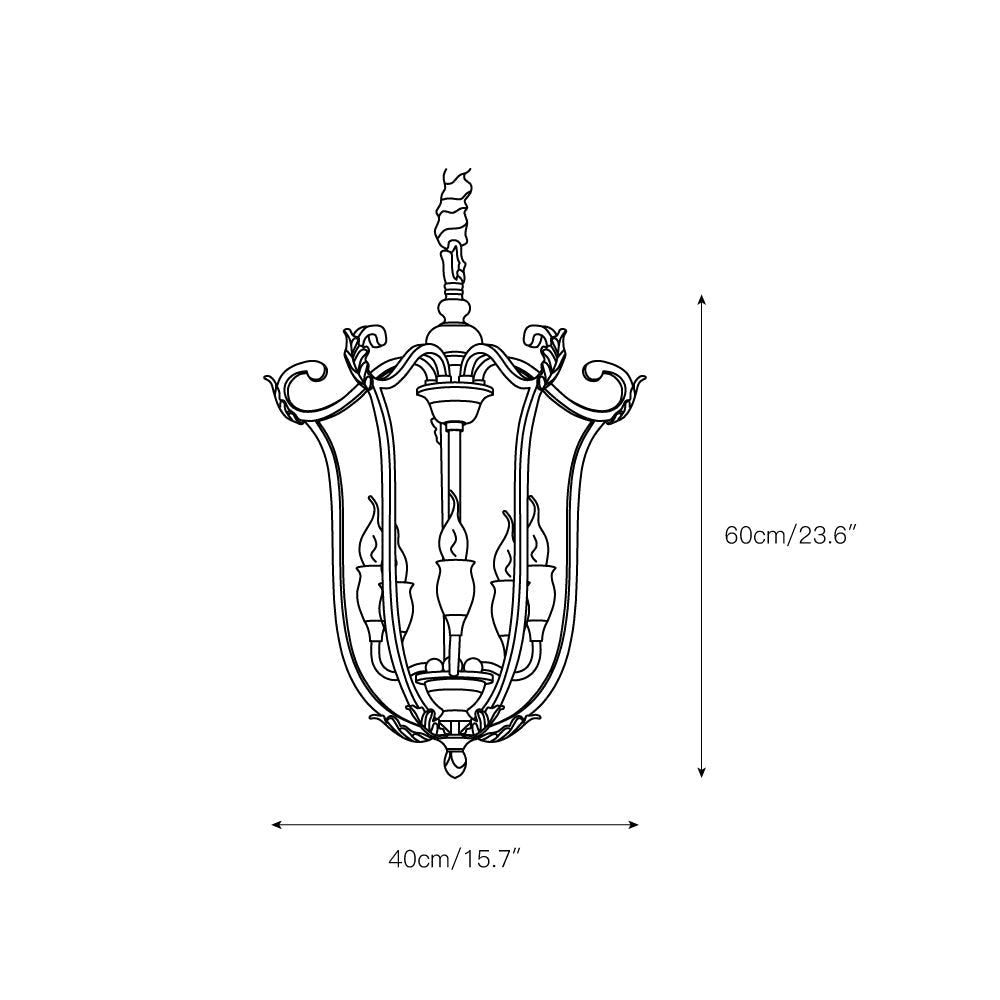 Caloren Individual Creativity Brass Pendant Light - Letslighting