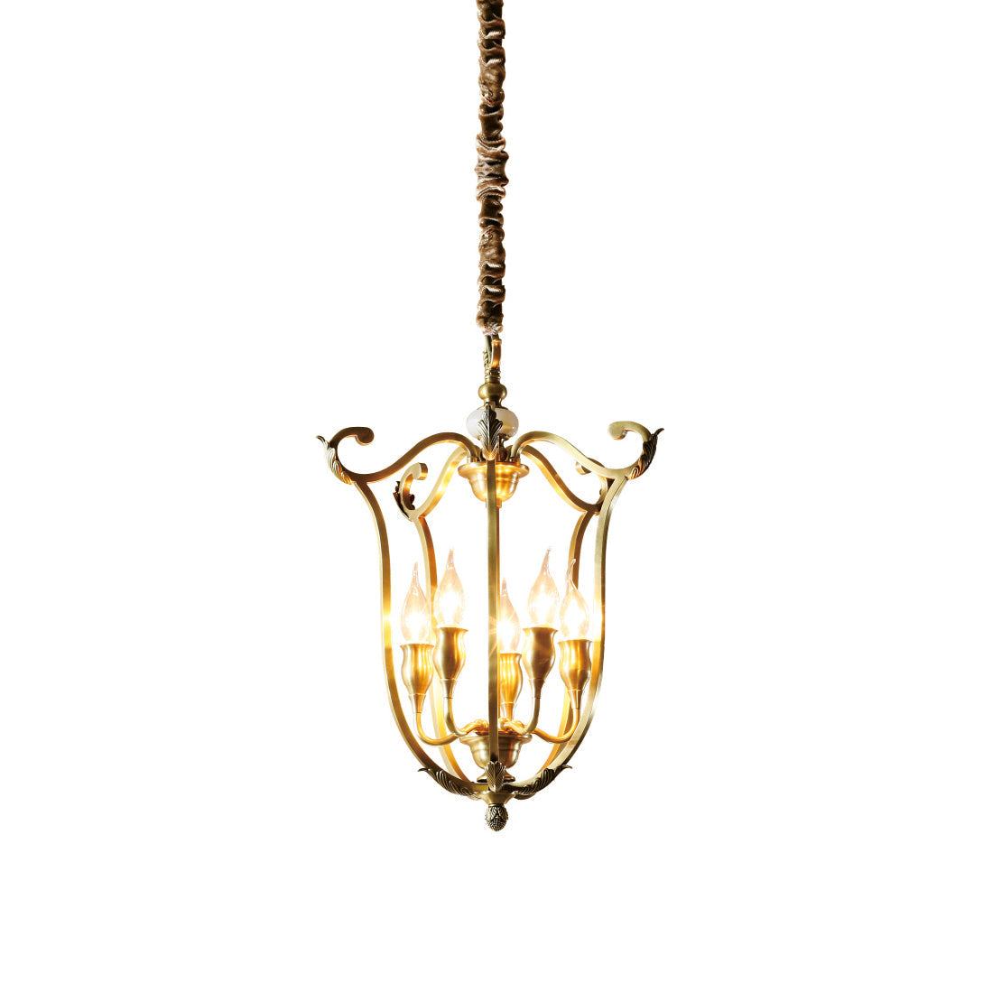 Caloren Individual Creativity Brass Pendant Light - Letslighting