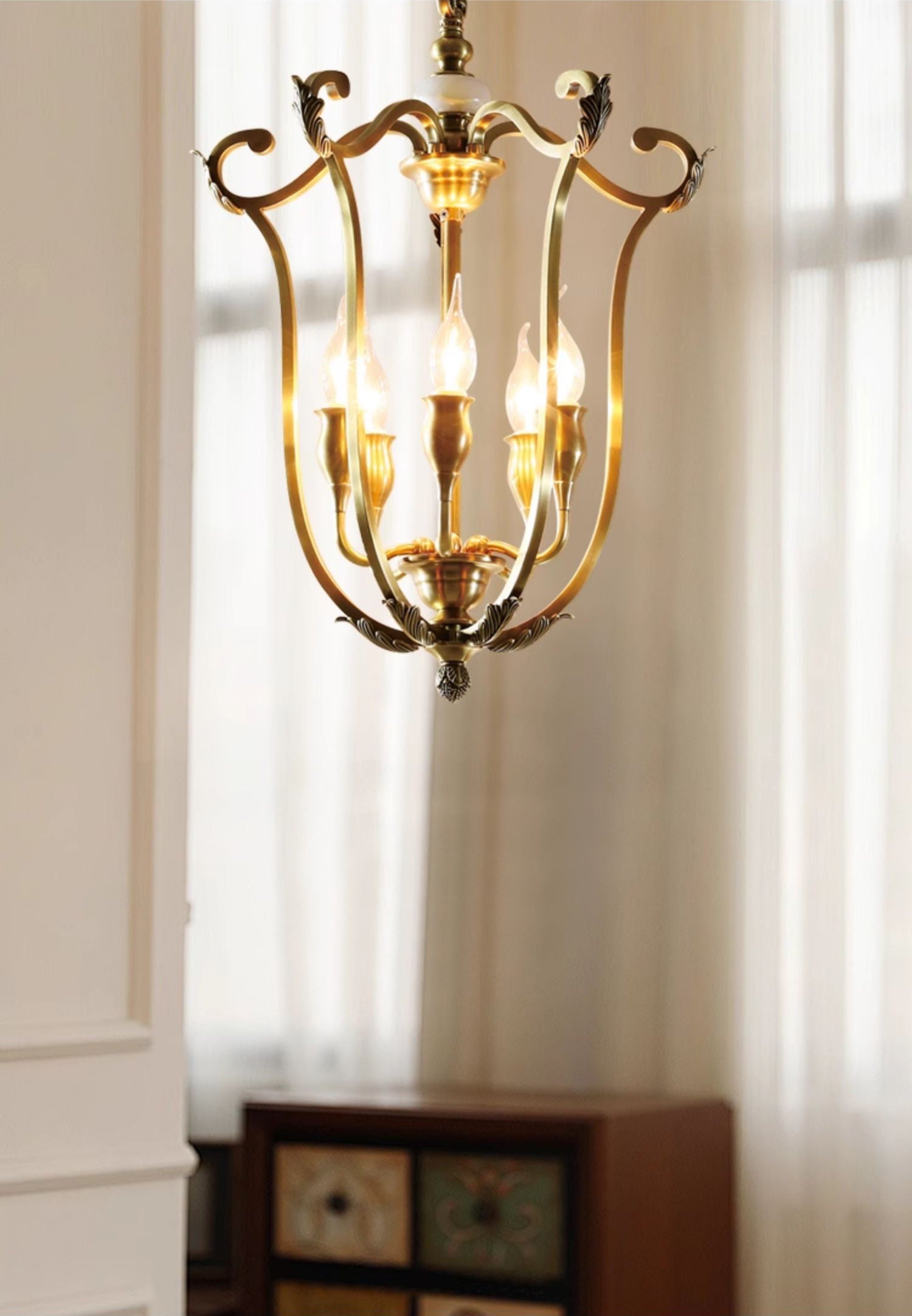 Caloren Individual Creativity Brass Pendant Light - Letslighting