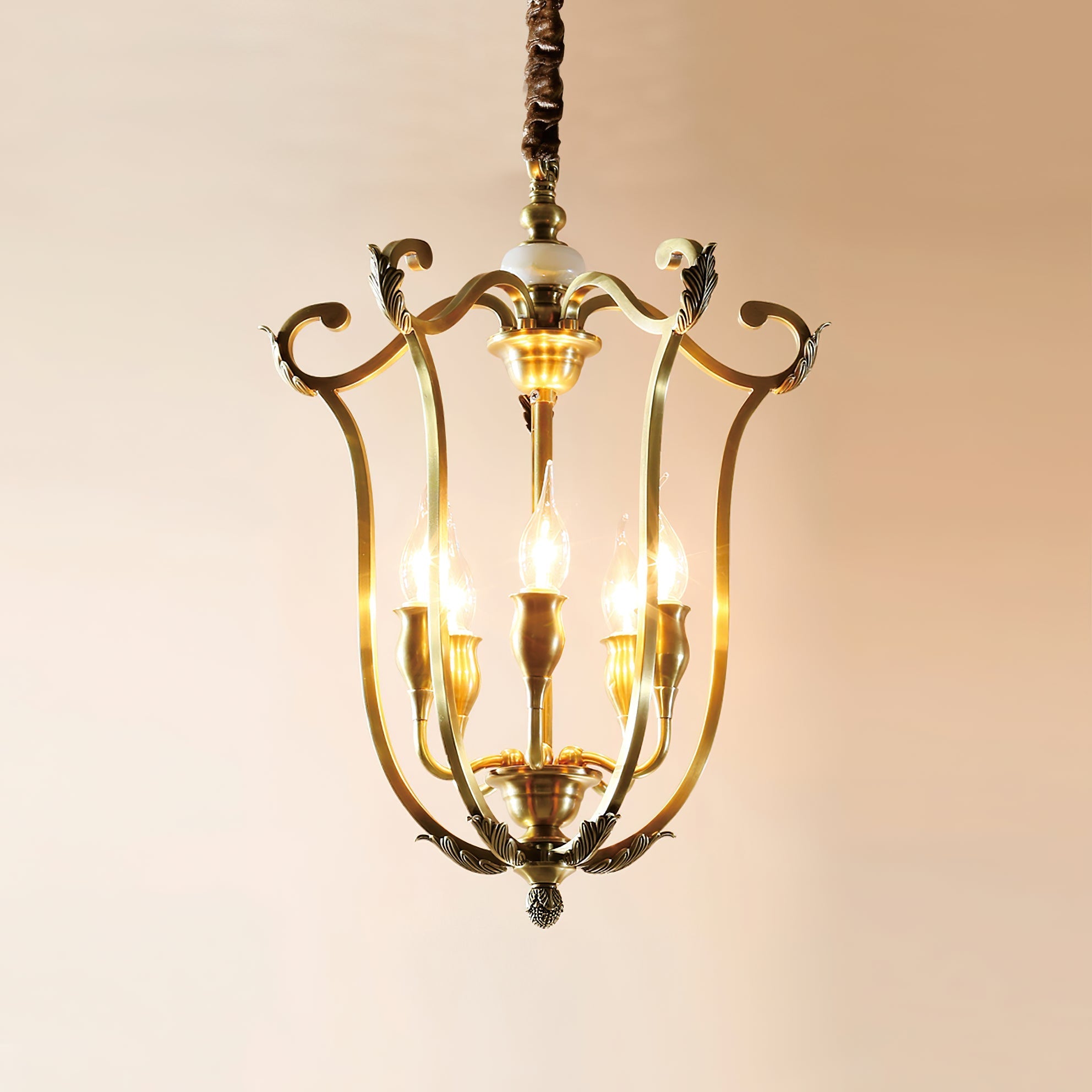 Caloren Individual Creativity Brass Pendant Light - Letslighting