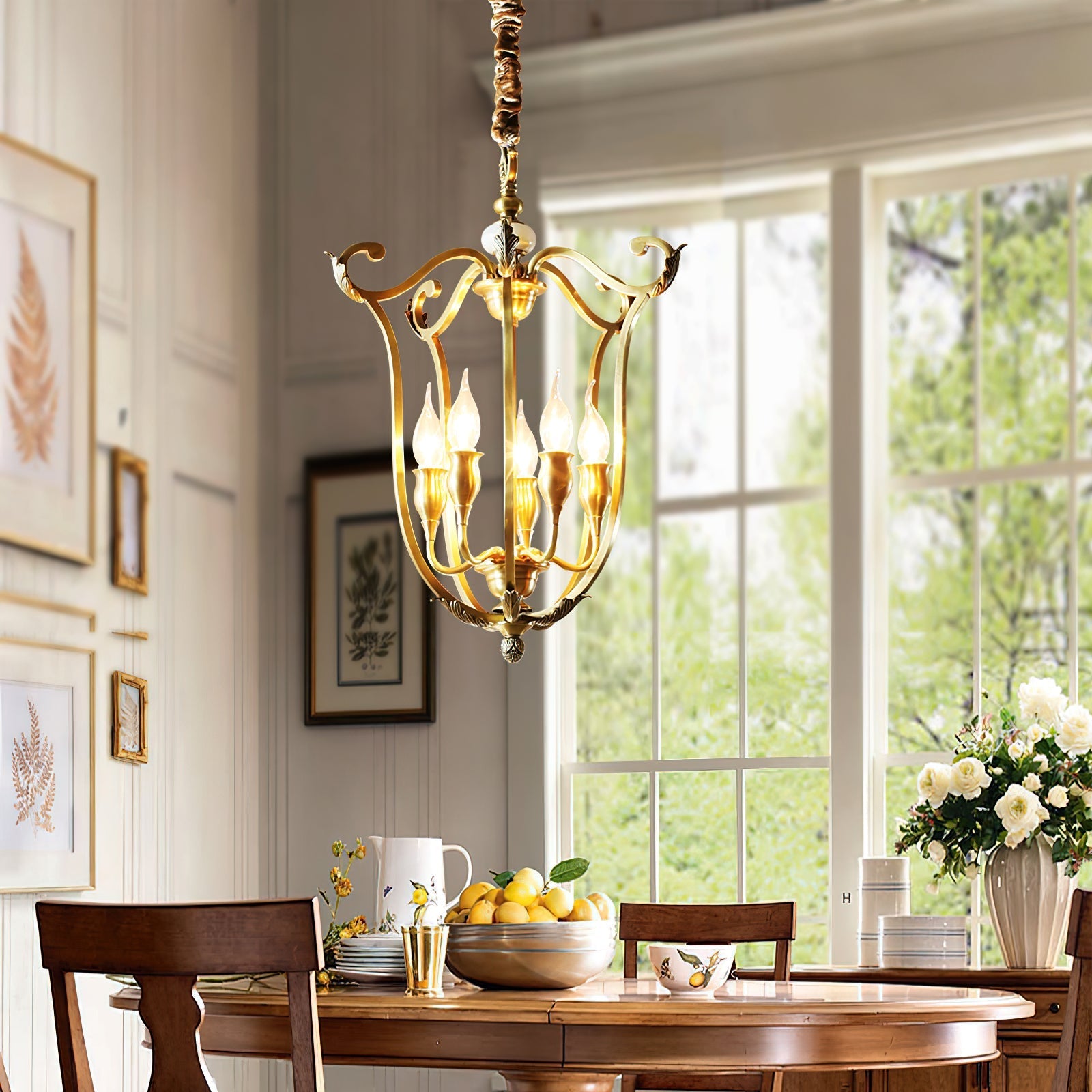Caloren Individual Creativity Brass Pendant Light - Letslighting