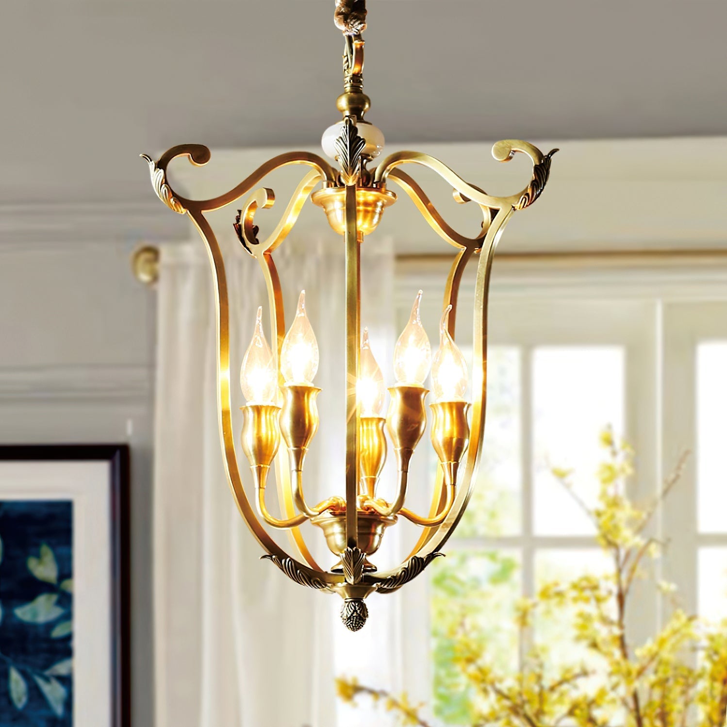 Caloren Individual Creativity Brass Pendant Light - Letslighting