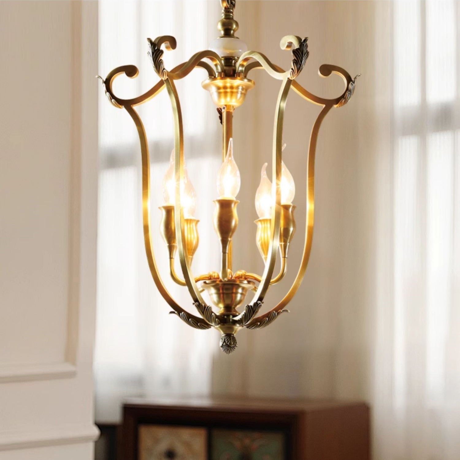 Caloren Individual Creativity Brass Pendant Light - Letslighting
