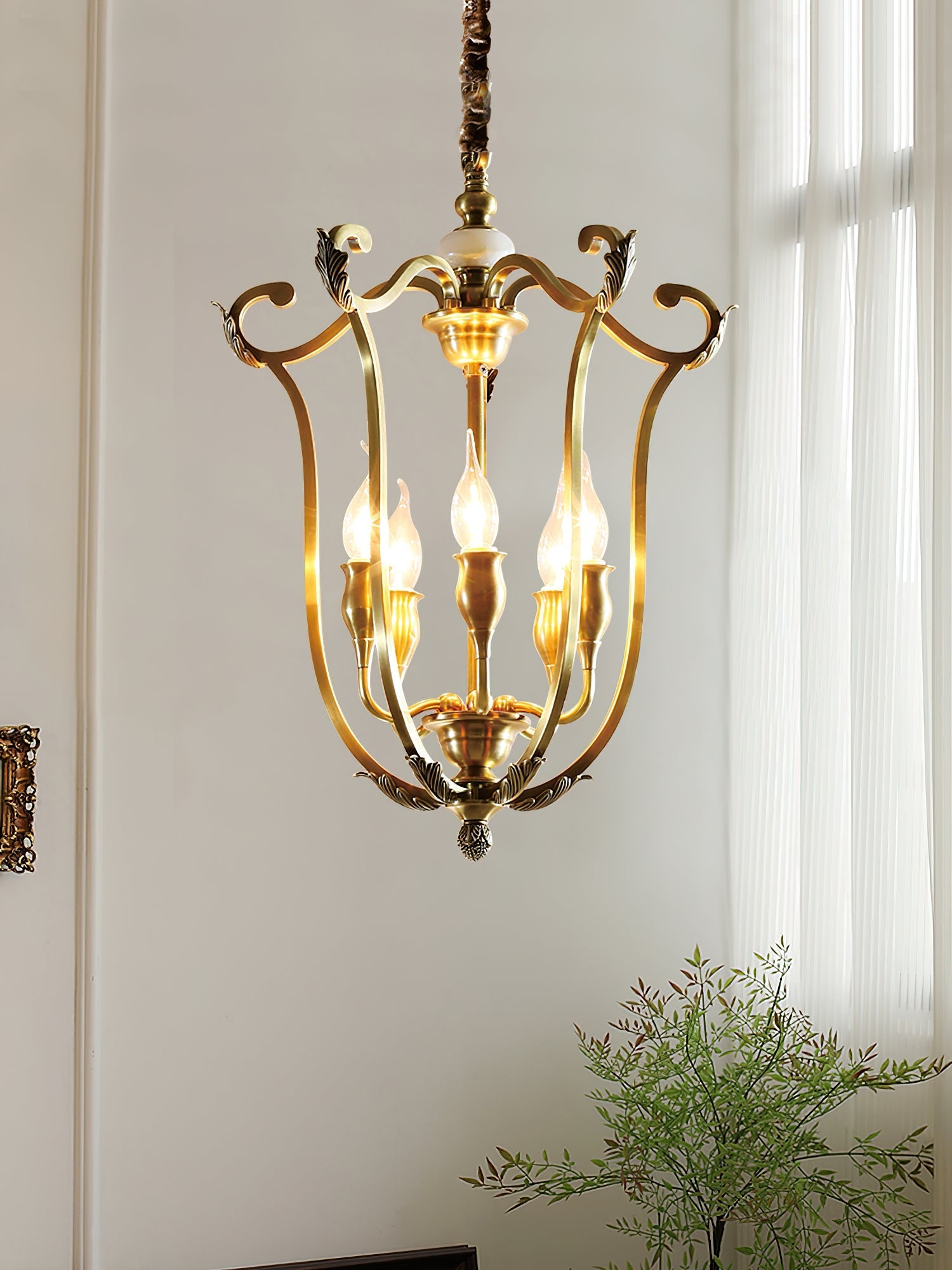 Caloren Individual Creativity Brass Pendant Light - Letslighting