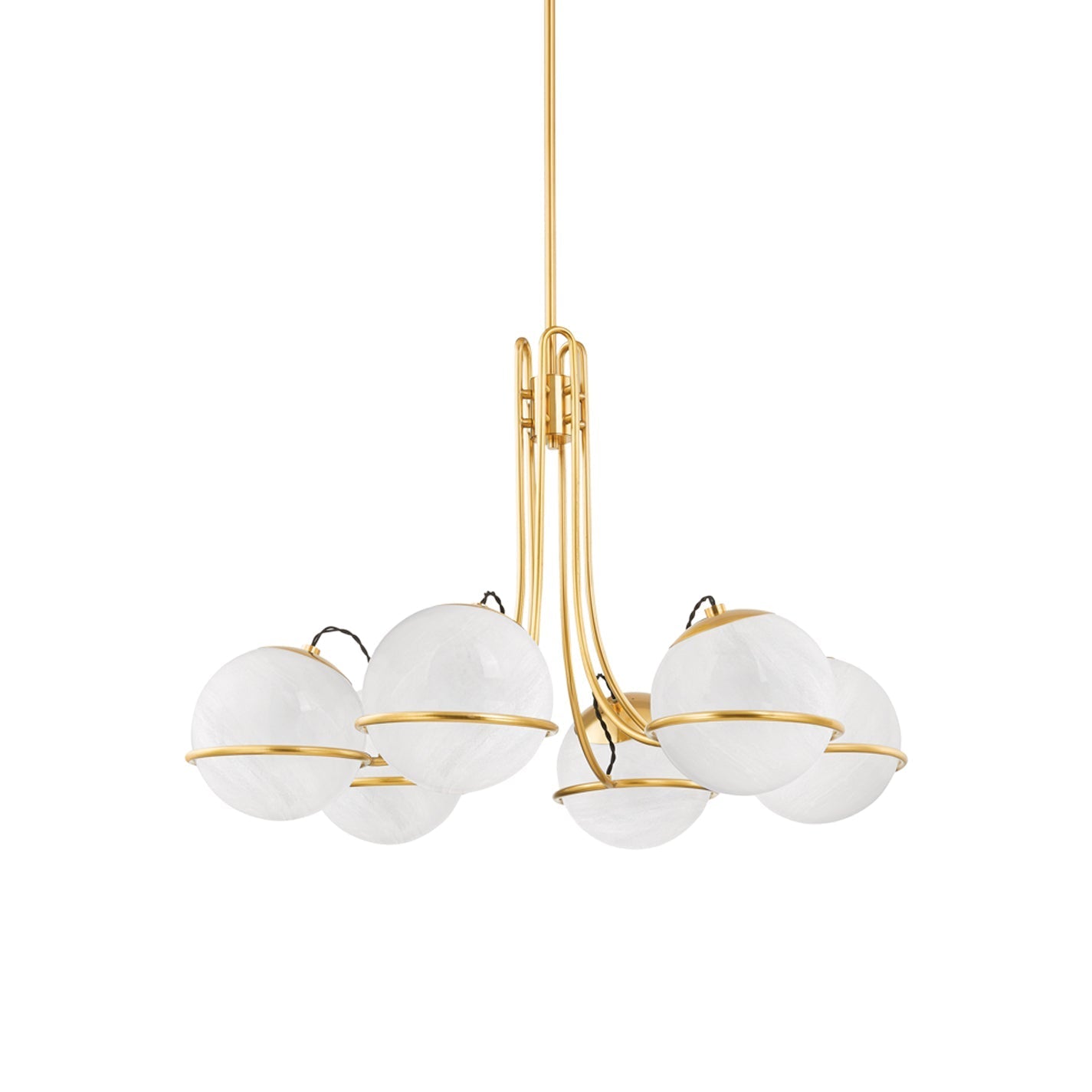 Eursorara Individual Creativity Brass Glass Chandelier - Letslighting