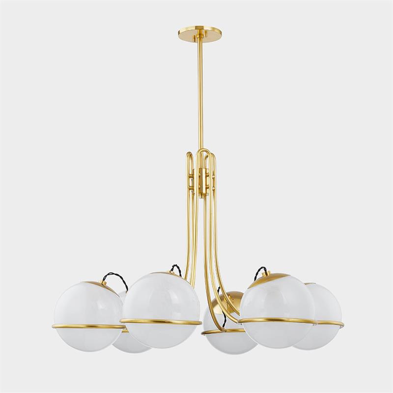 Eursorara Individual Creativity Brass Glass Chandelier - Letslighting
