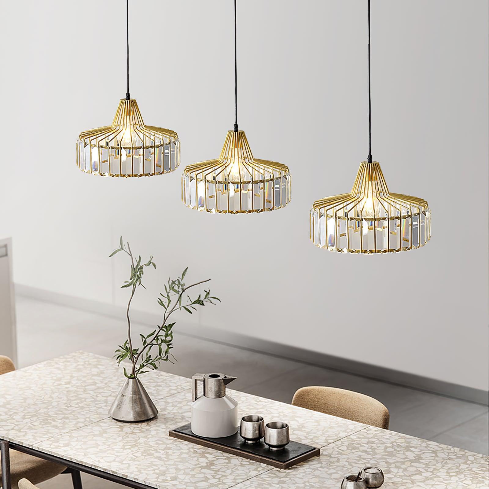 Hinkley Pendant Lamp Crystal Geometric Modern - Letslighting
