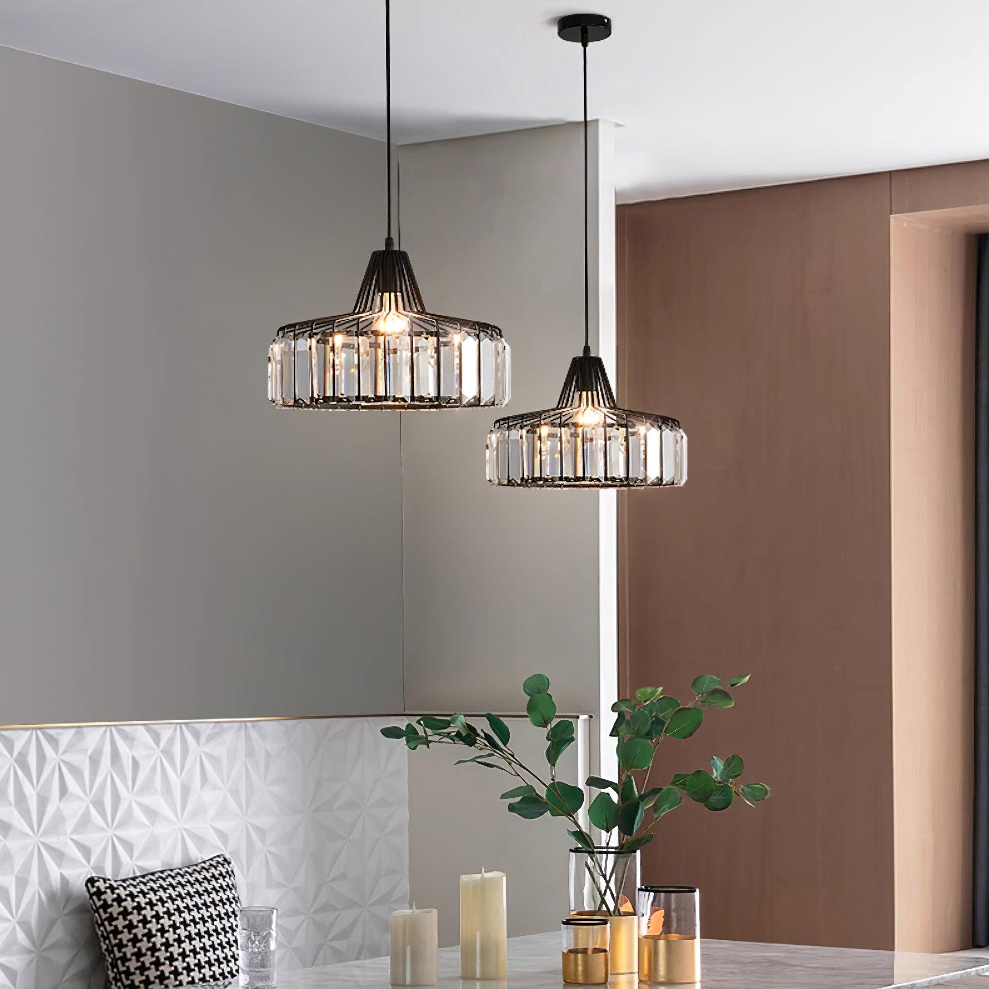 Hinkley Pendant Lamp Crystal Geometric Modern - Letslighting