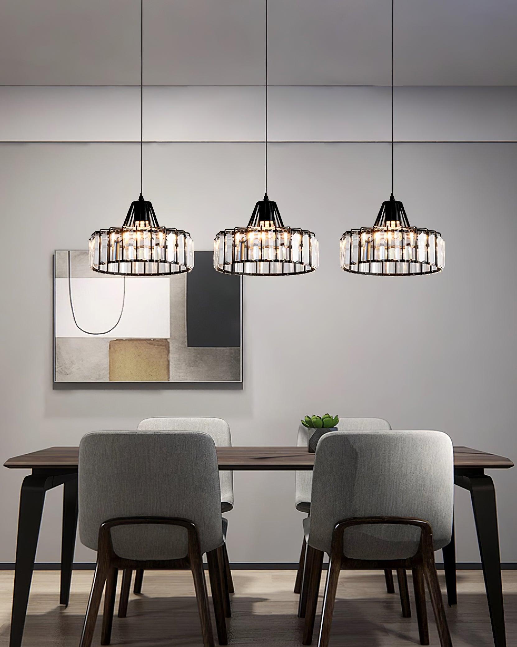 Hinkley Pendant Lamp Crystal Geometric Modern - Letslighting