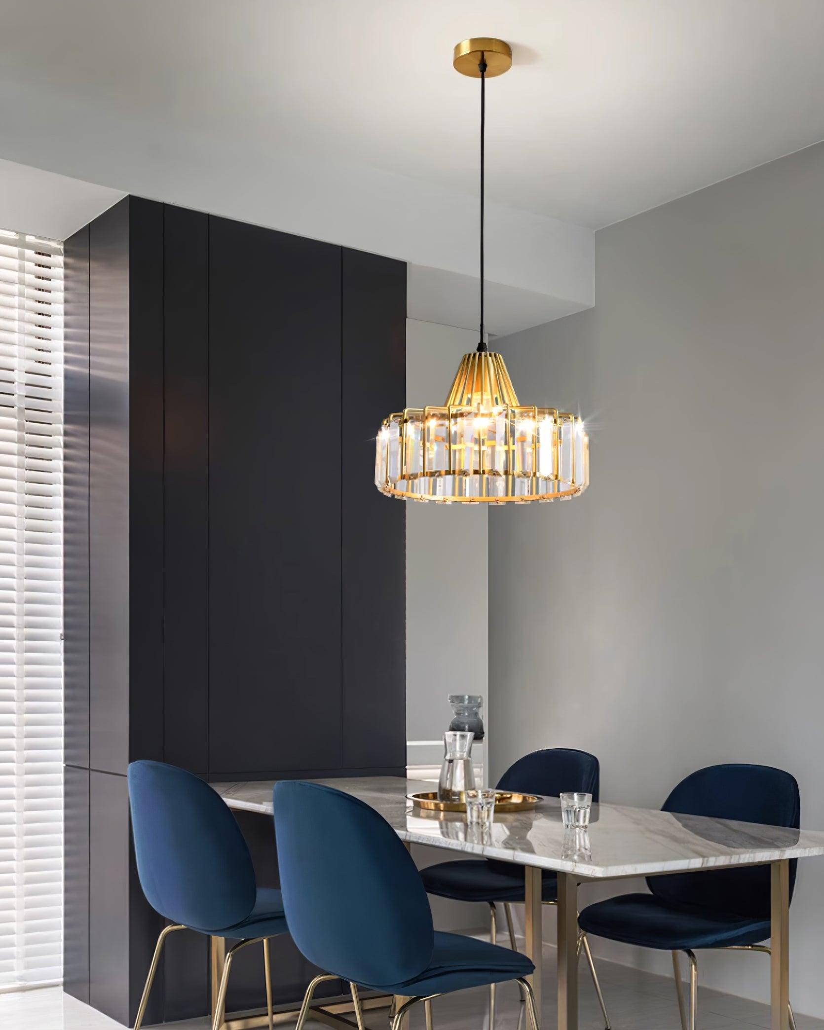 Hinkley Pendant Lamp Crystal Geometric Modern - Letslighting