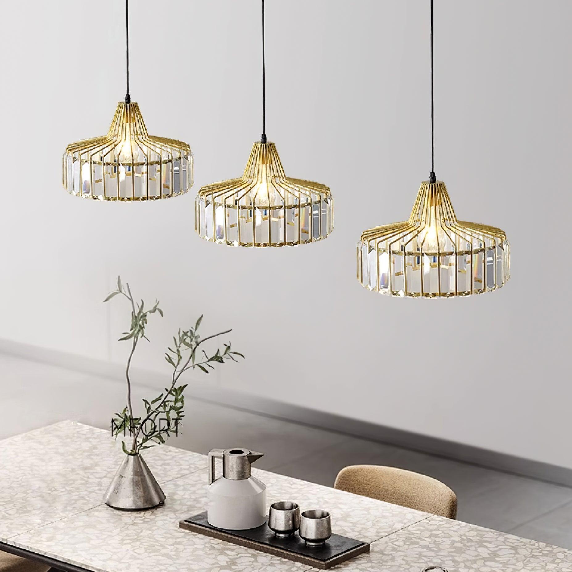 Hinkley Pendant Lamp Crystal Geometric Modern - Letslighting