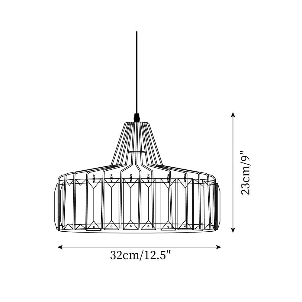 Hinkley Pendant Lamp Crystal Geometric Modern - Letslighting