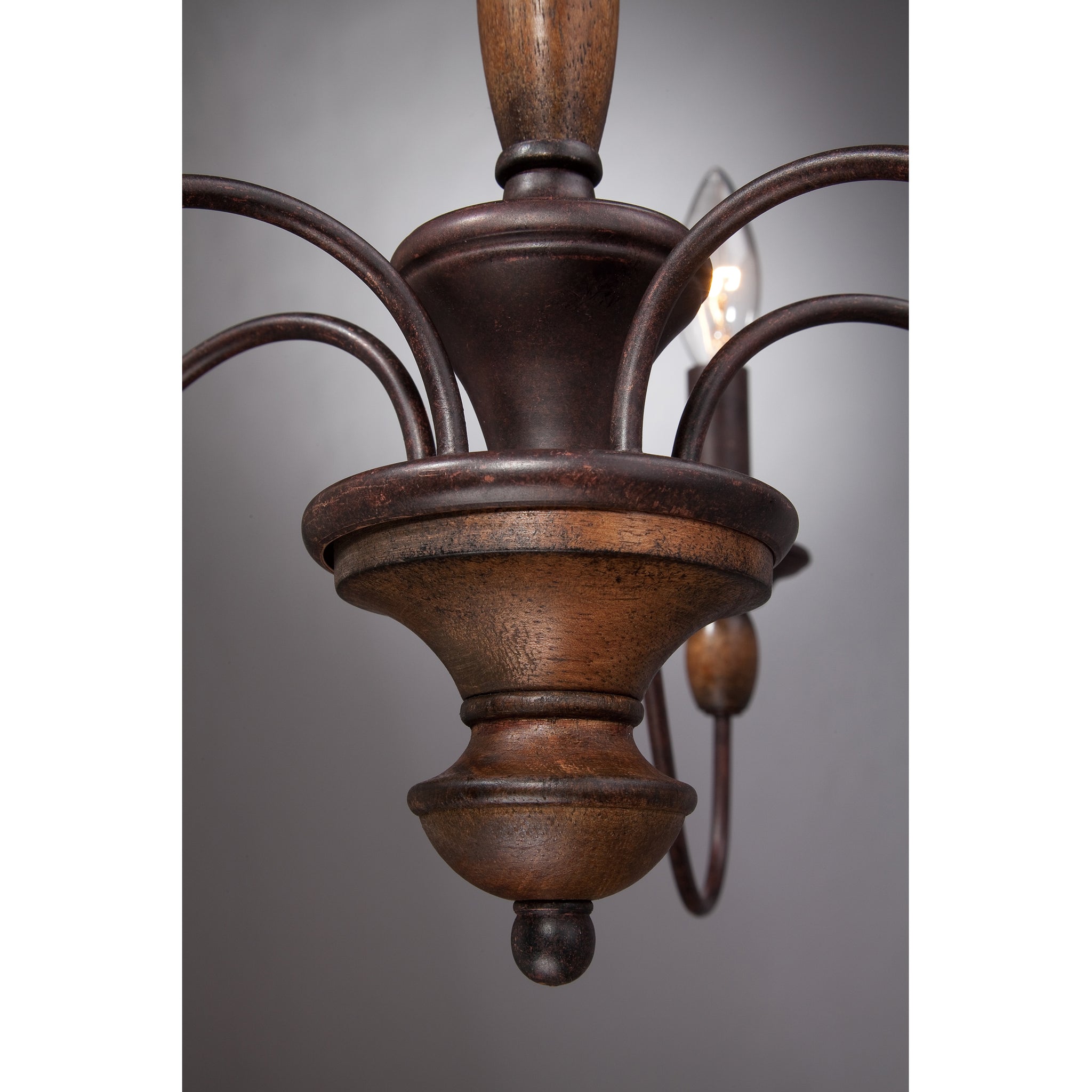 Cutheus Vintage Industrial Wooden Chandelier - Letslighting
