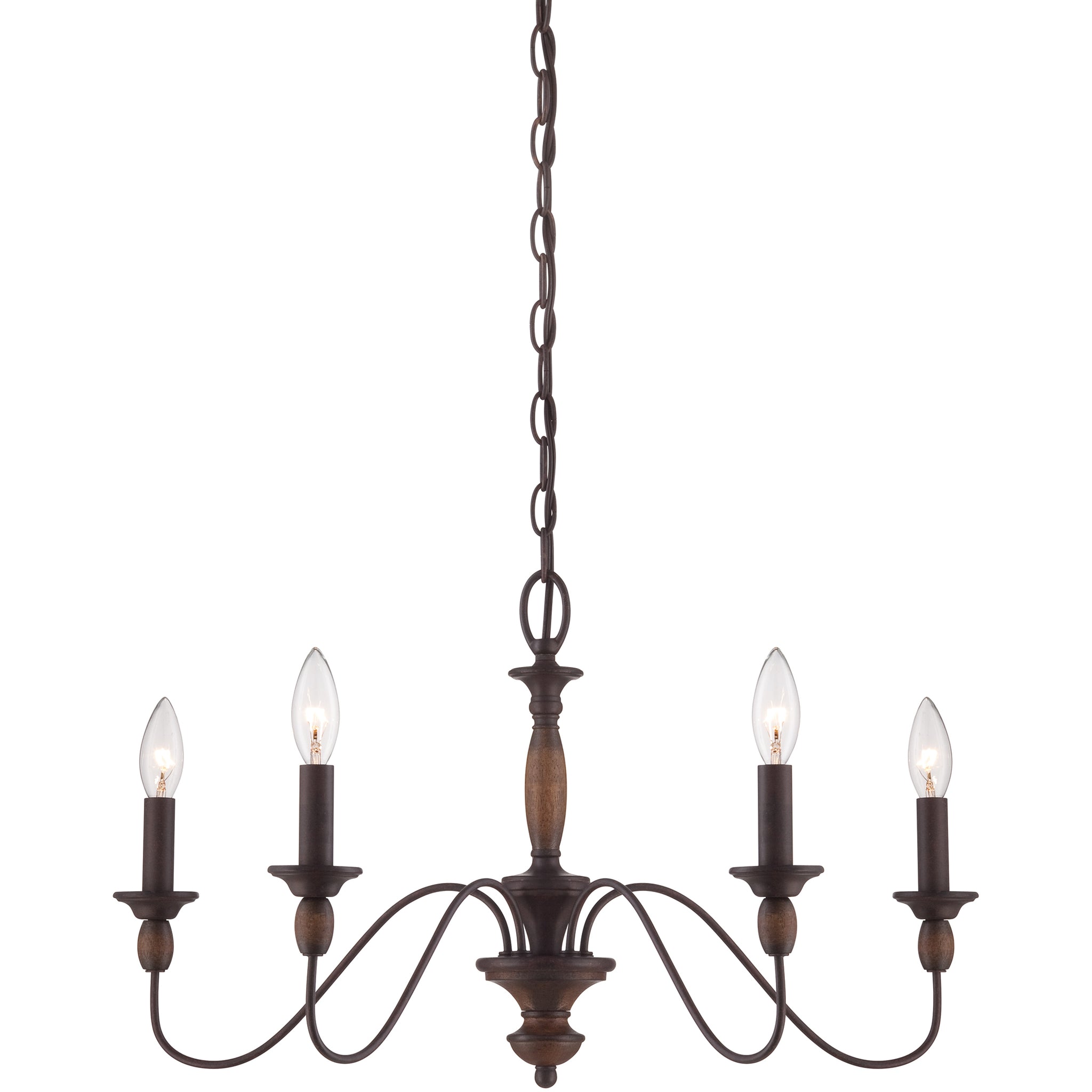 Cutheus Vintage Industrial Wooden Chandelier - Letslighting