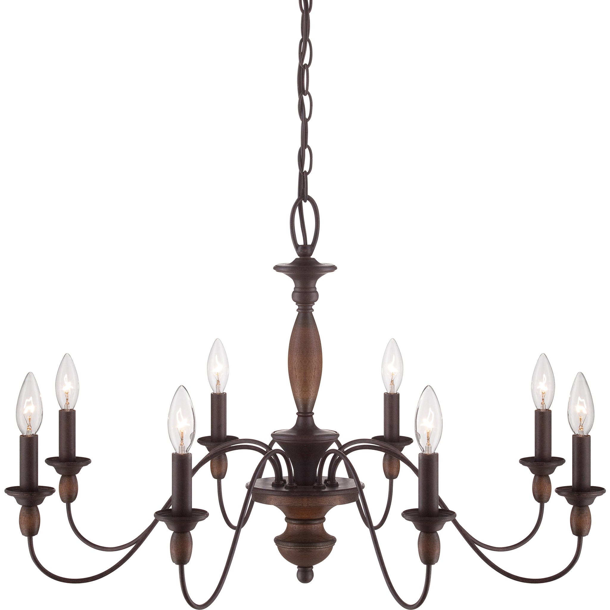 Cutheus Vintage Industrial Wooden Chandelier - Letslighting